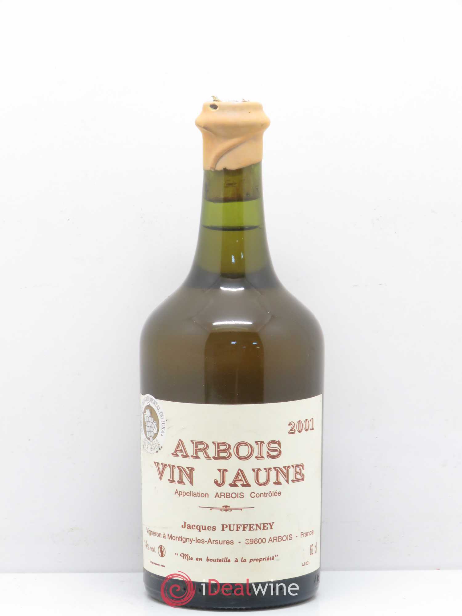 Arbois Vin Jaune Jacques Puffeney 2001 - Lot de 1 bouteille - 0