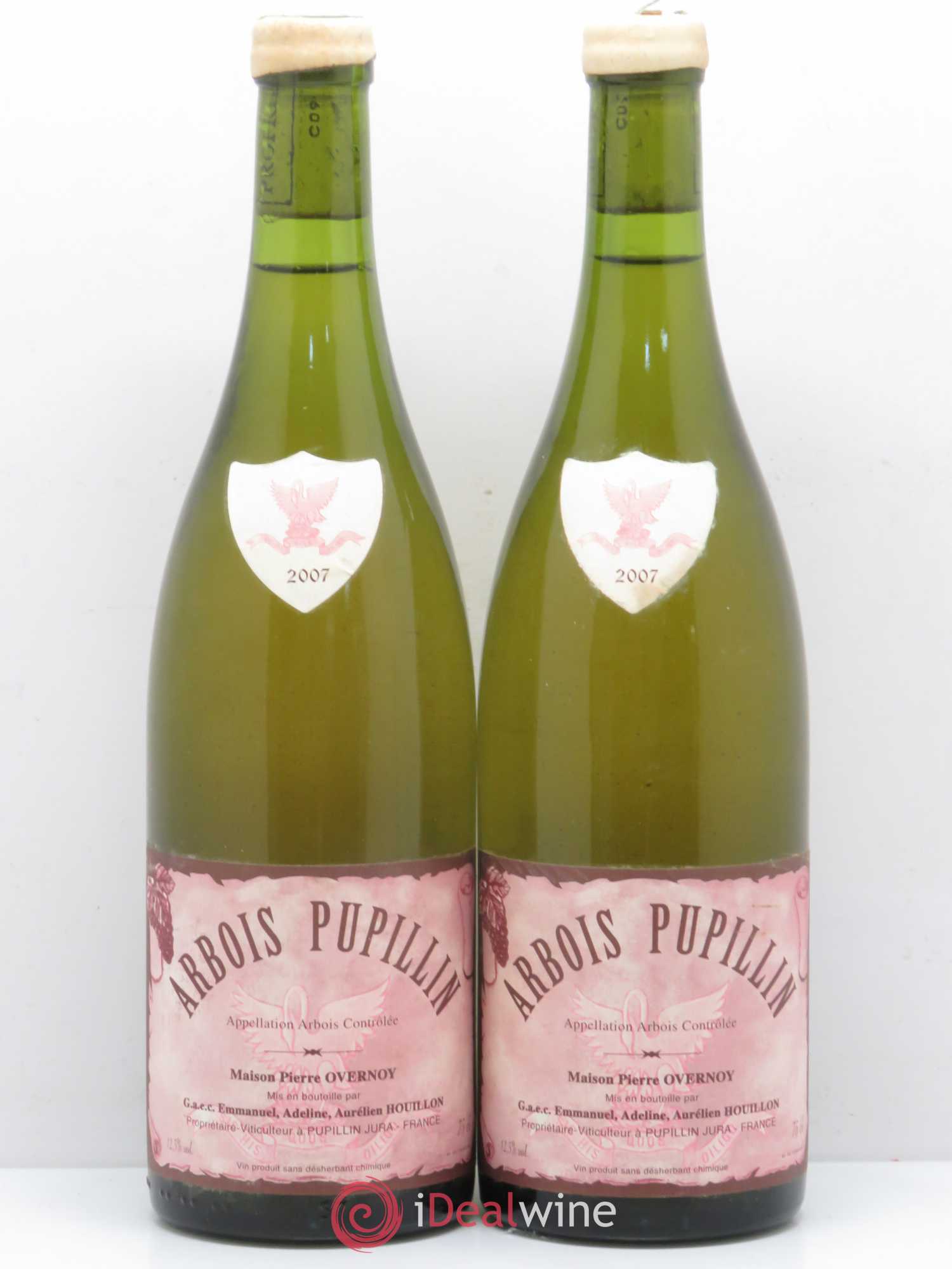 Arbois-Pupillin Savagnin (cire jaune) Overnoy-Houillon (Domaine) Chardonnay 2007 - Lot de 2 bouteilles - 0