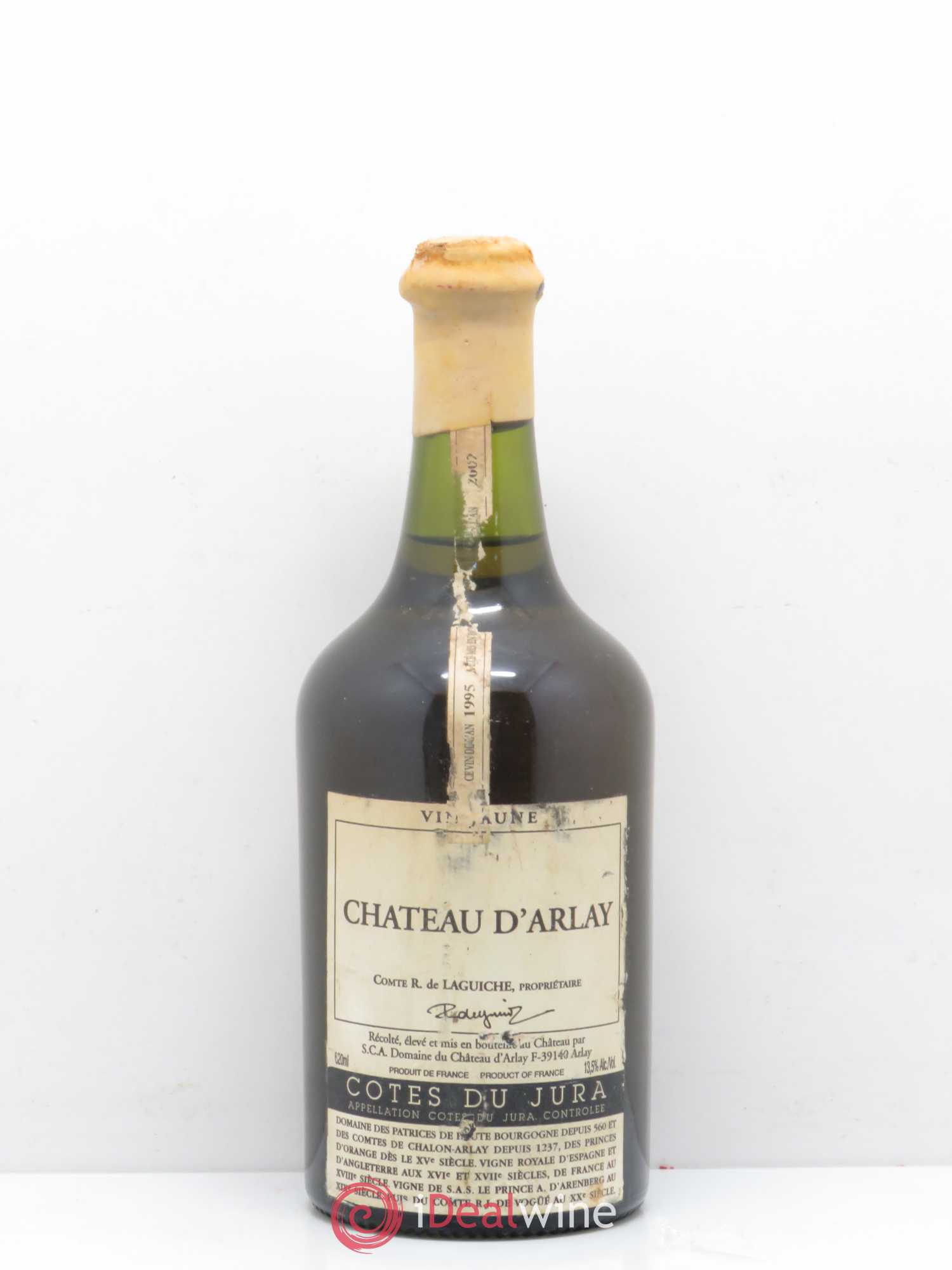 Côtes du Jura Vin jaune Château d'Arlay 1995 - Lot de 1 bouteille - 0