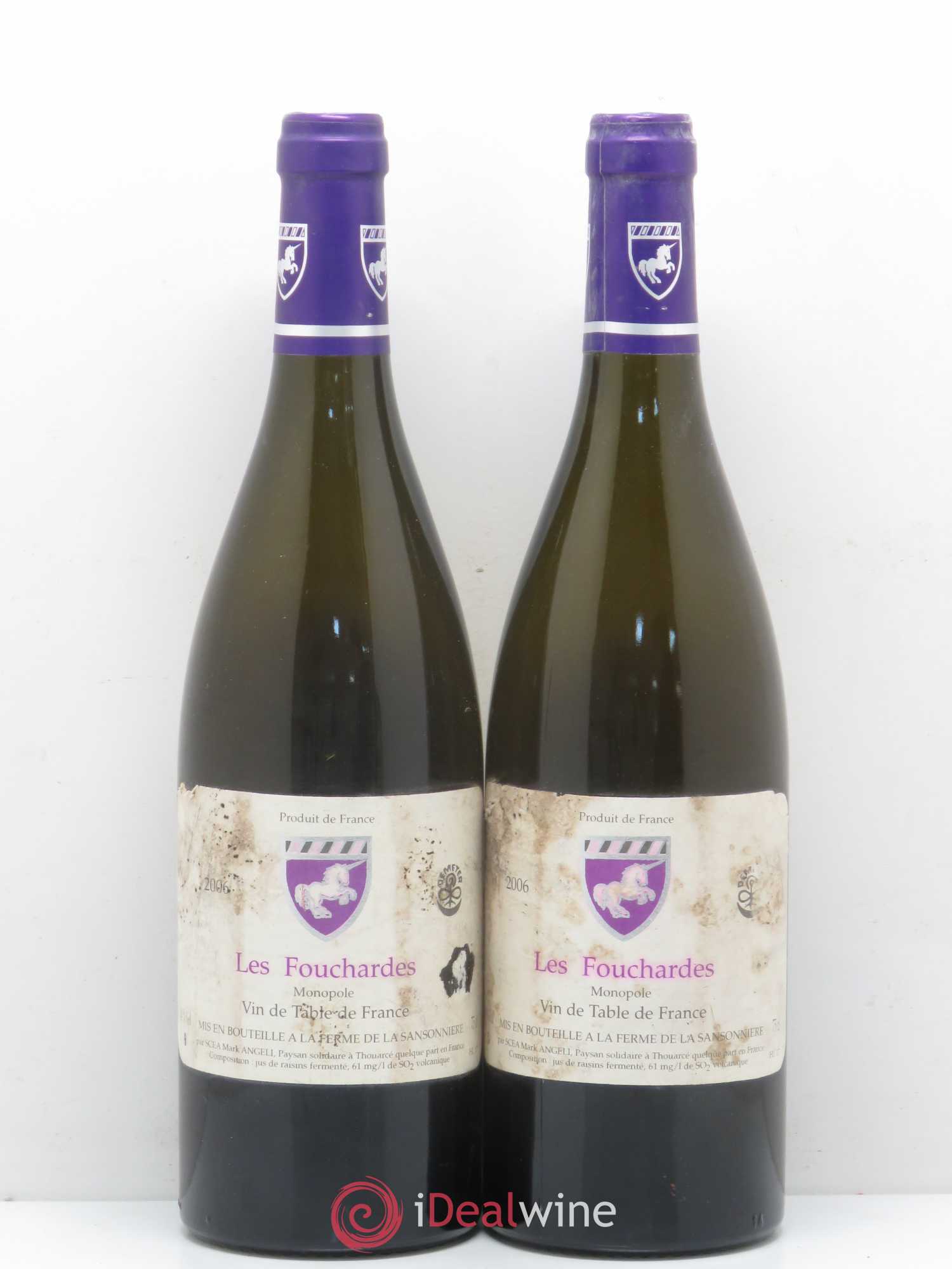 Vin de France Les Fouchardes Mark Angeli (Domaine) - Ferme de la Sansonnière 2006 - Lot de 2 bouteilles - 0