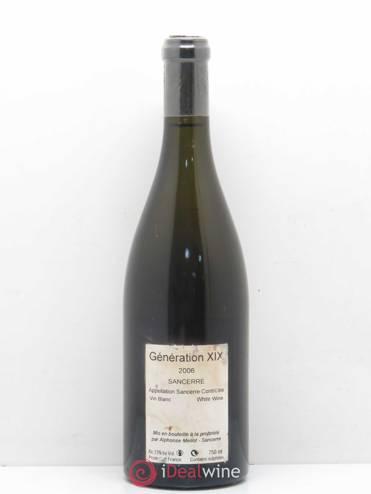 Sancerre Génération XIX Alphonse Mellot 2006 - Lot de 1 bouteille - 1