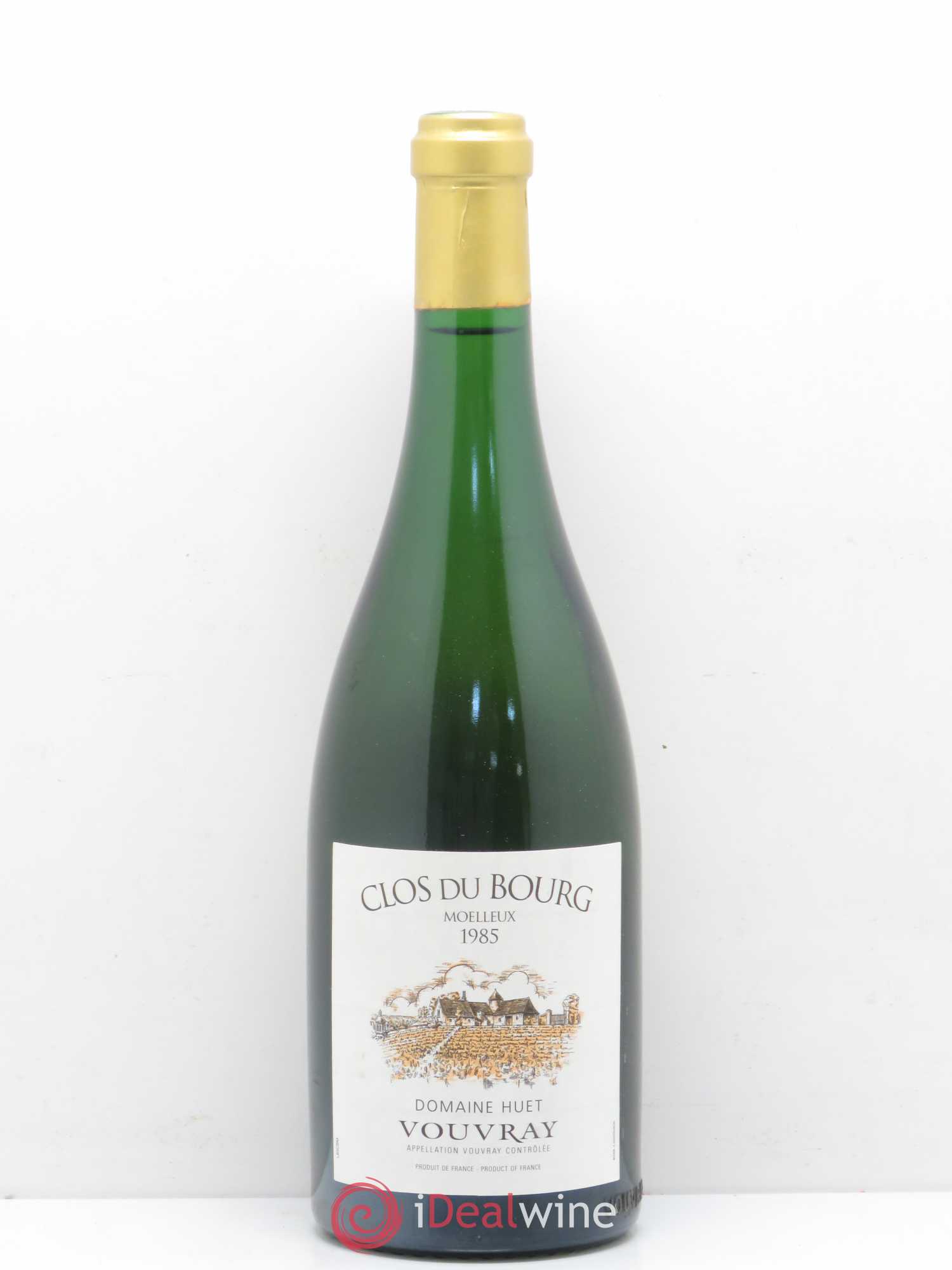 Vouvray Clos du Bourg Moelleux Domaine Huet 1985 - Lot de 1 bouteille - 0