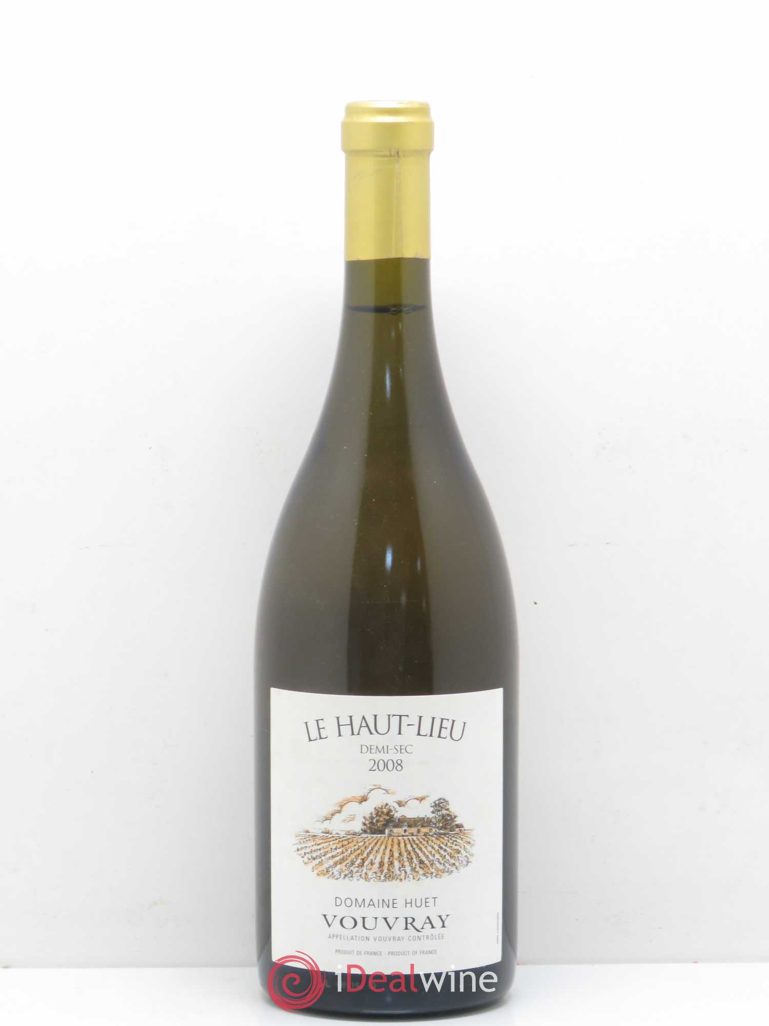 Vouvray Le Haut-Lieu Demi-Sec Domaine Huet 2008 - Lot de 1 bouteille - 0