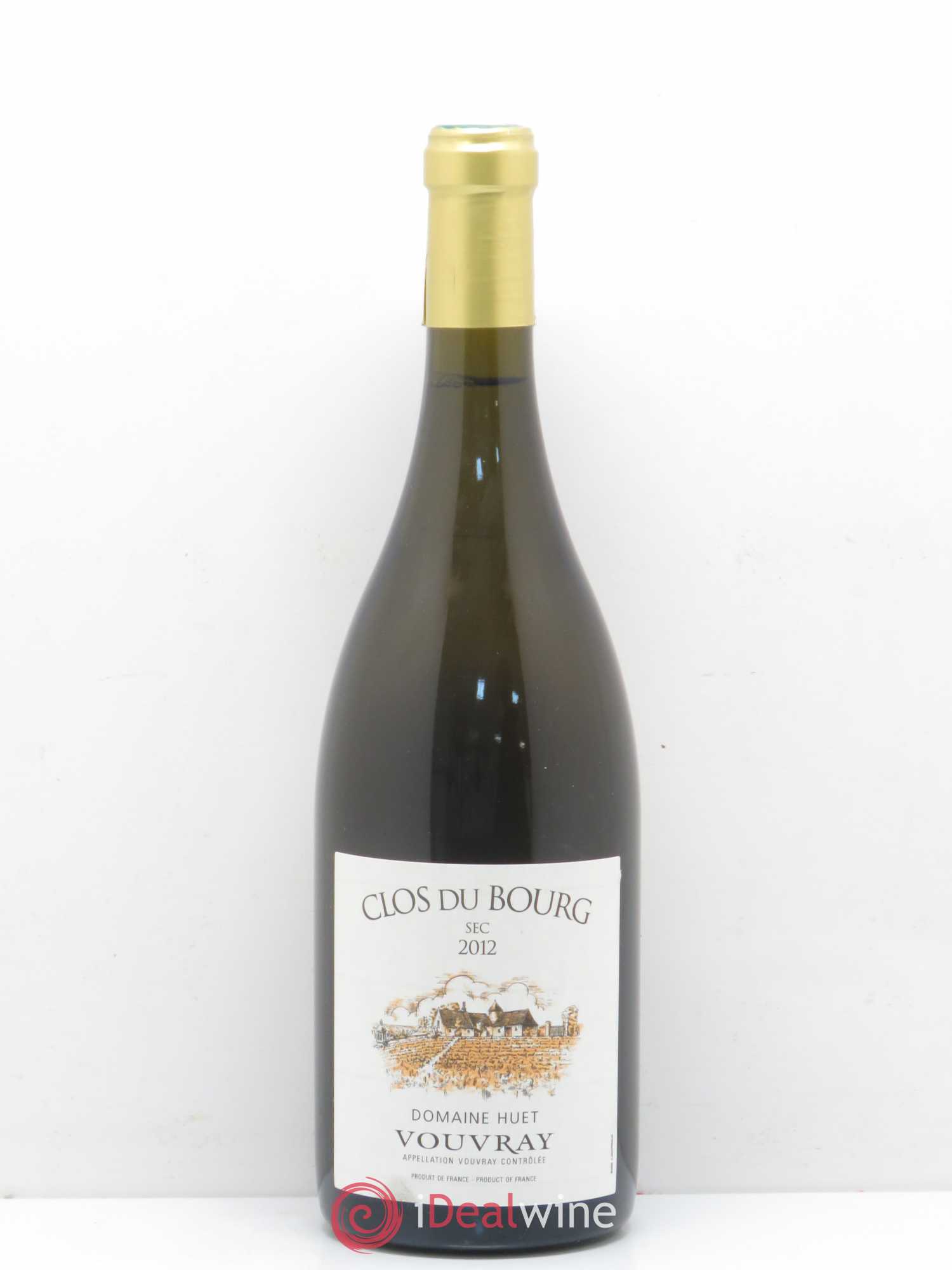 Vouvray Clos du Bourg Sec Domaine Huet 2012 - Lot de 1 bouteille - 0