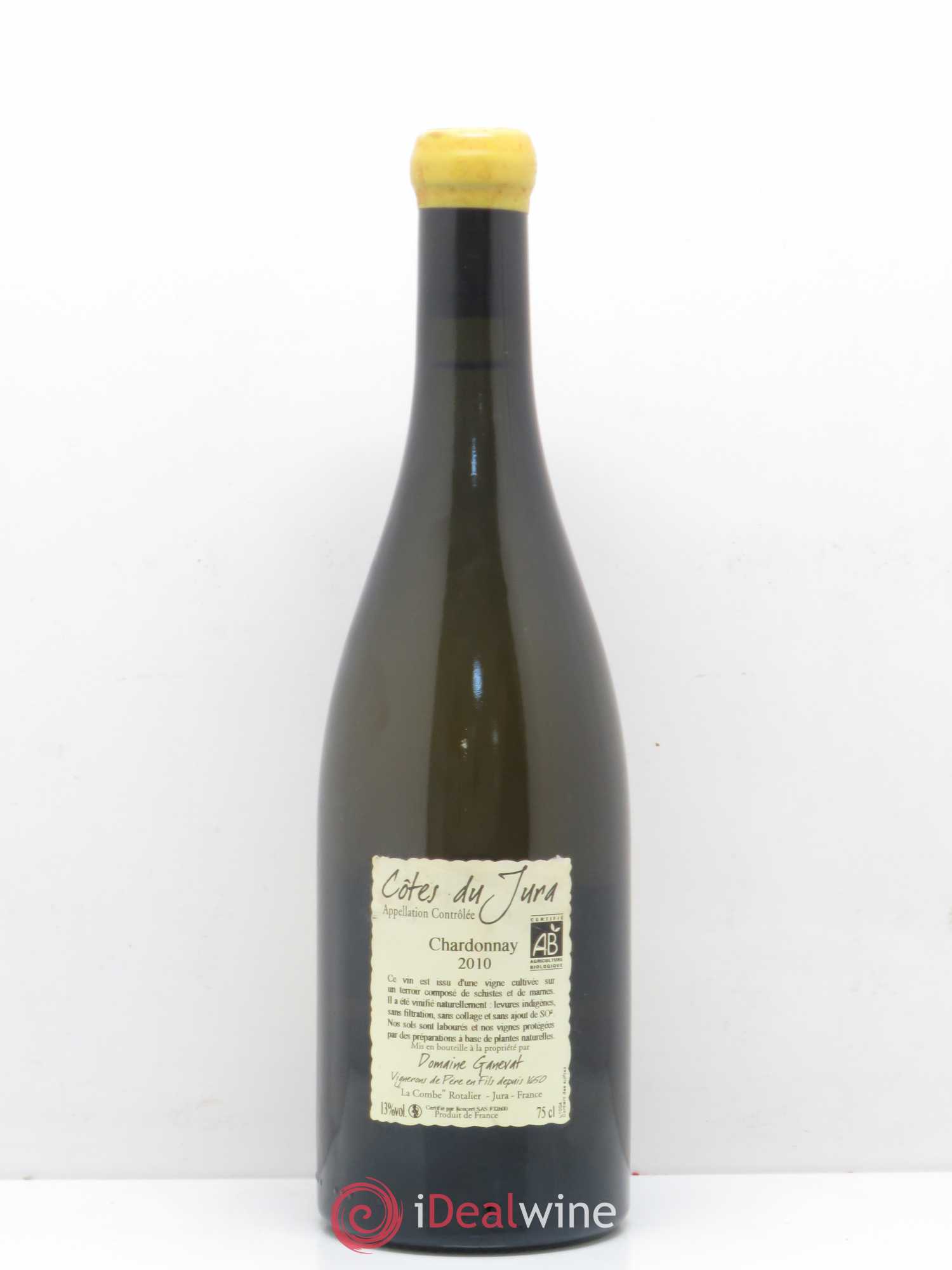 Côtes du Jura Grusse en Billat Jean-François Ganevat (Domaine) 2010 - Lot de 1 bouteille - 1