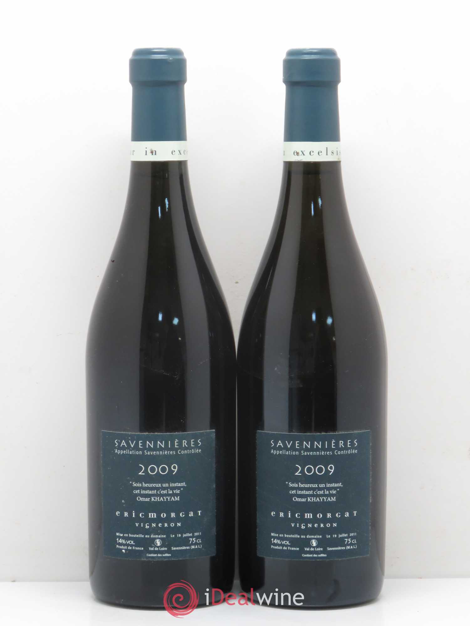 Savennières L'Enclos Eric Morgat L'enclos 2009 - Lot de 2 bouteilles - 1