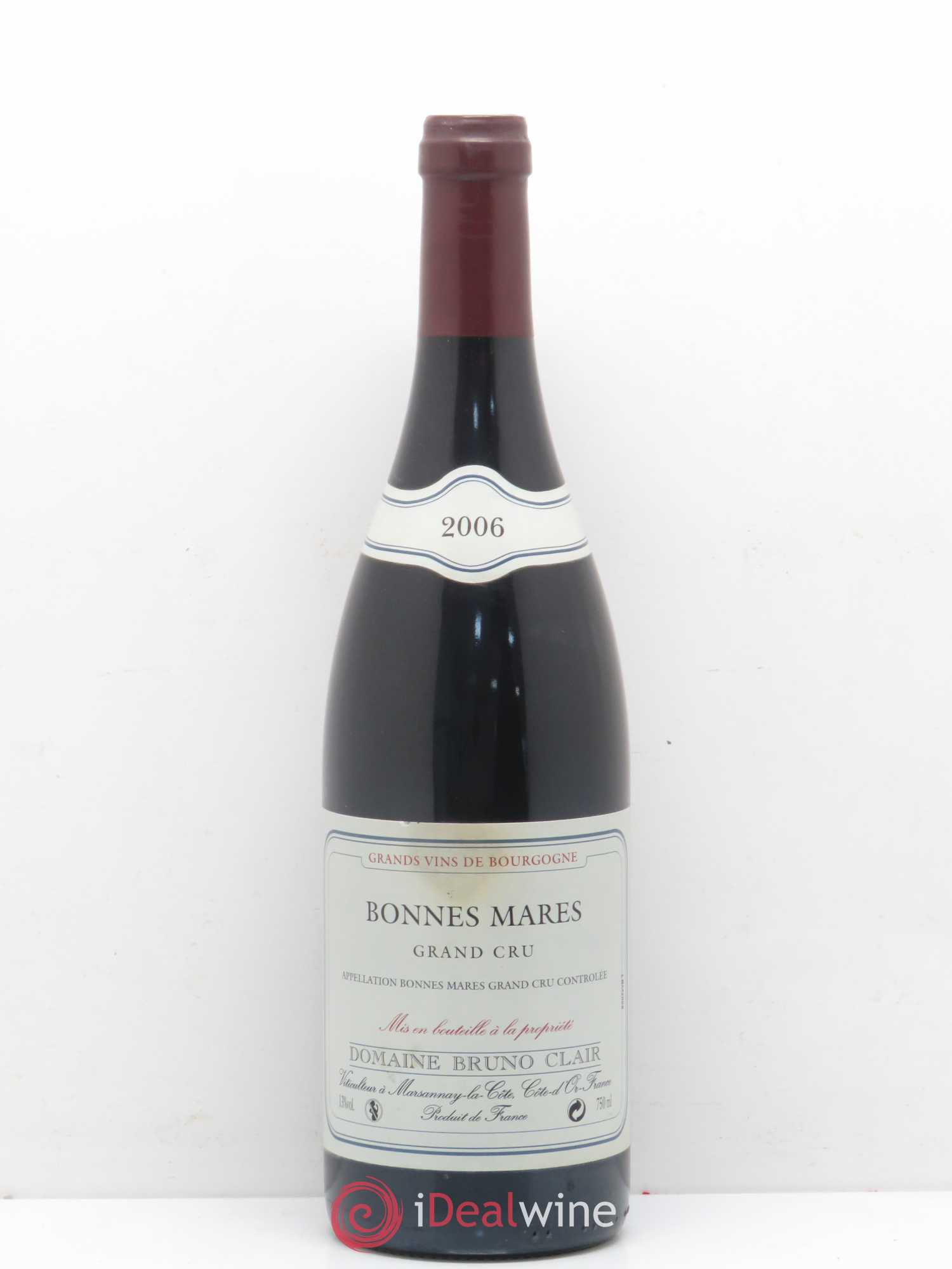 Bonnes-Mares Grand Cru Bruno Clair (Domaine) 2006 - Lot de 1 bouteille - 0