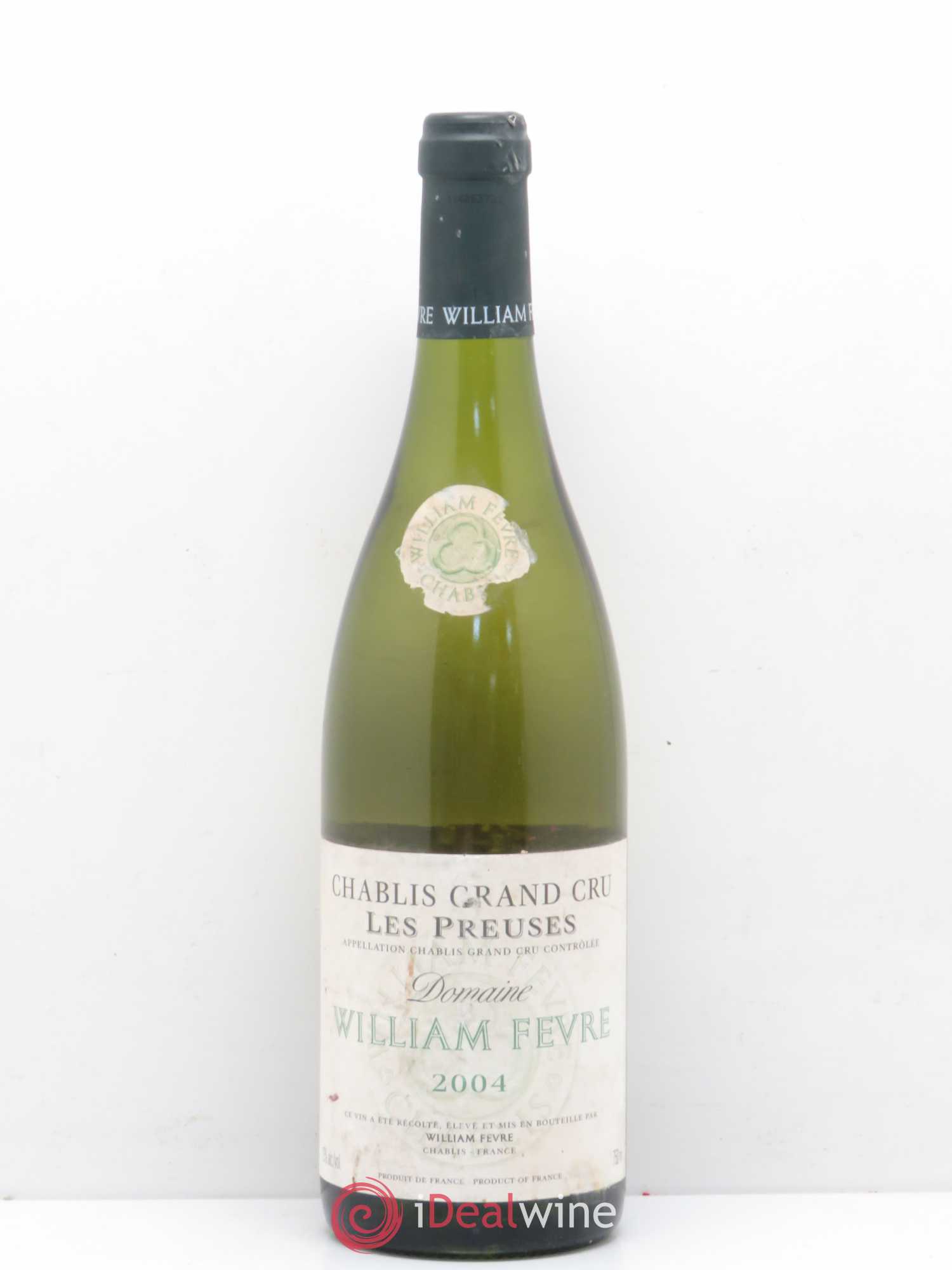 Chablis Grand Cru les Preuses William Fèvre 2004 - Lot de 1 bouteille - 0