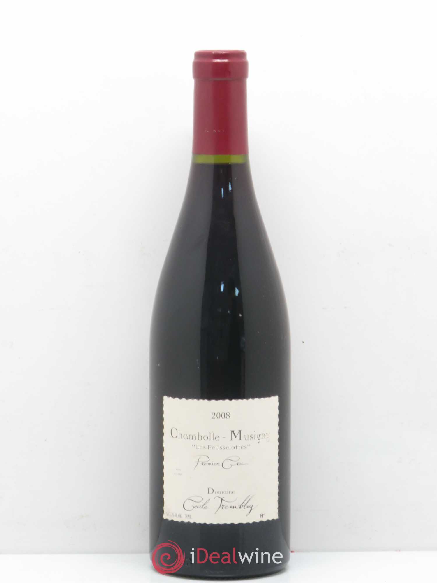 Chambolle-Musigny 1er Cru Les Feusselottes Cécile Tremblay 2008 - Lot de 1 bouteille - 0