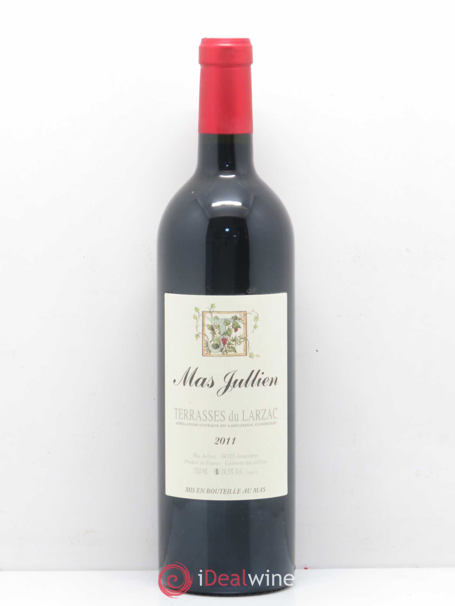 Terrasses du Larzac Mas Jullien Olivier Jullien 2011 - Lot de 1 bouteille - 0