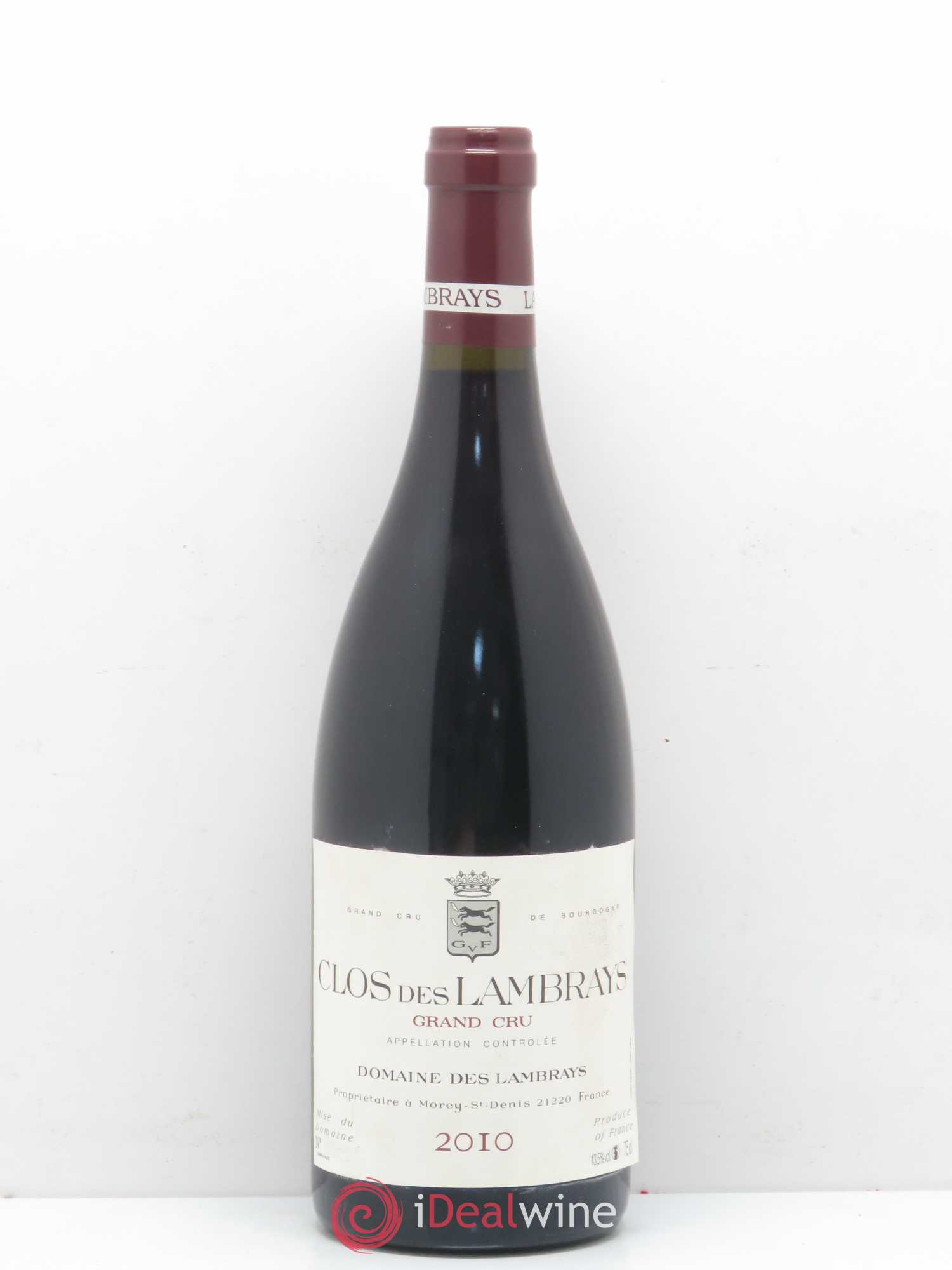 Clos des Lambrays Grand Cru Domaine des Lambrays 2010 - Lot de 1 bouteille - 0