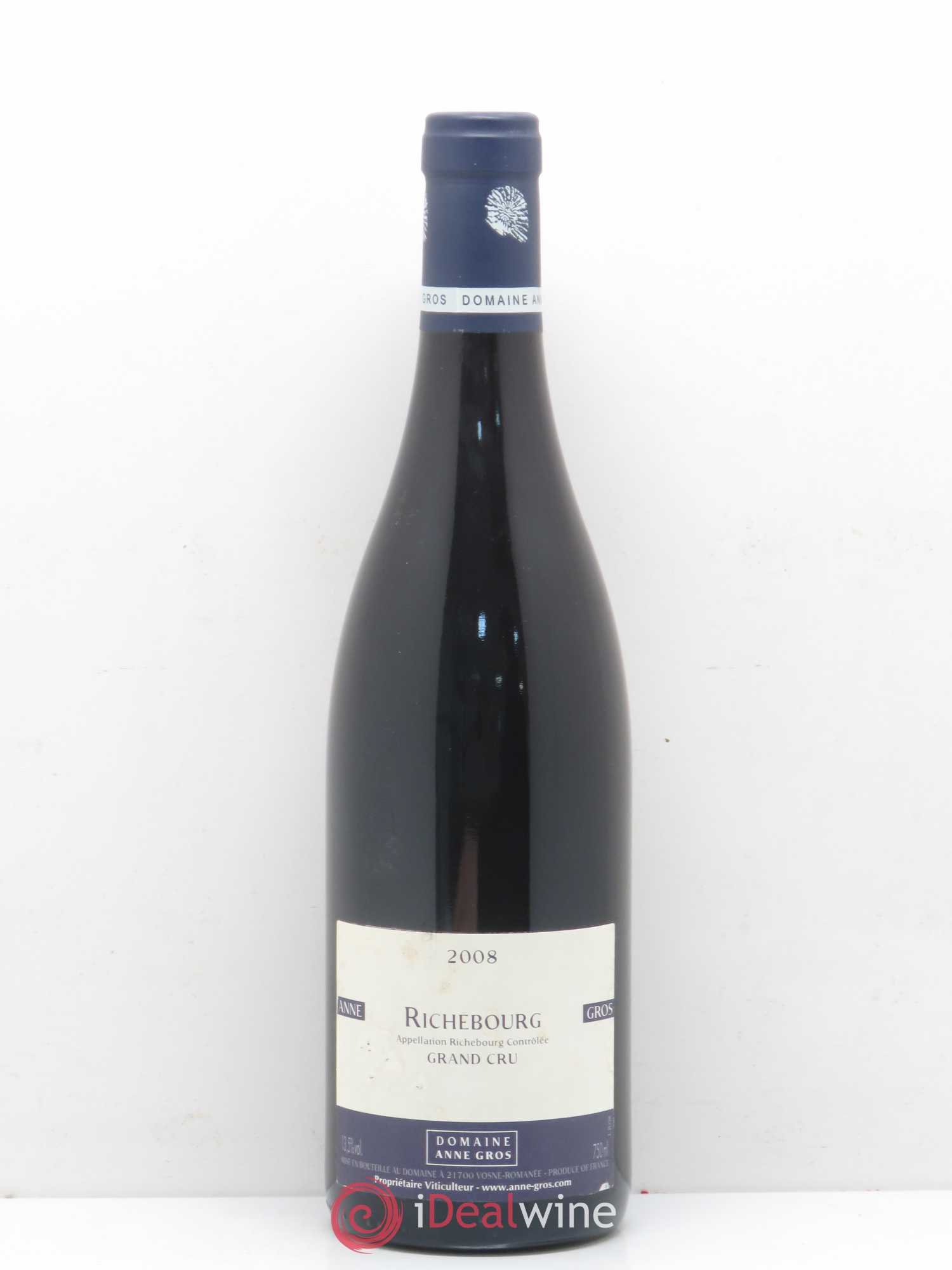 Richebourg Grand Cru Anne Gros 2008 - Lot de 1 bouteille - 0
