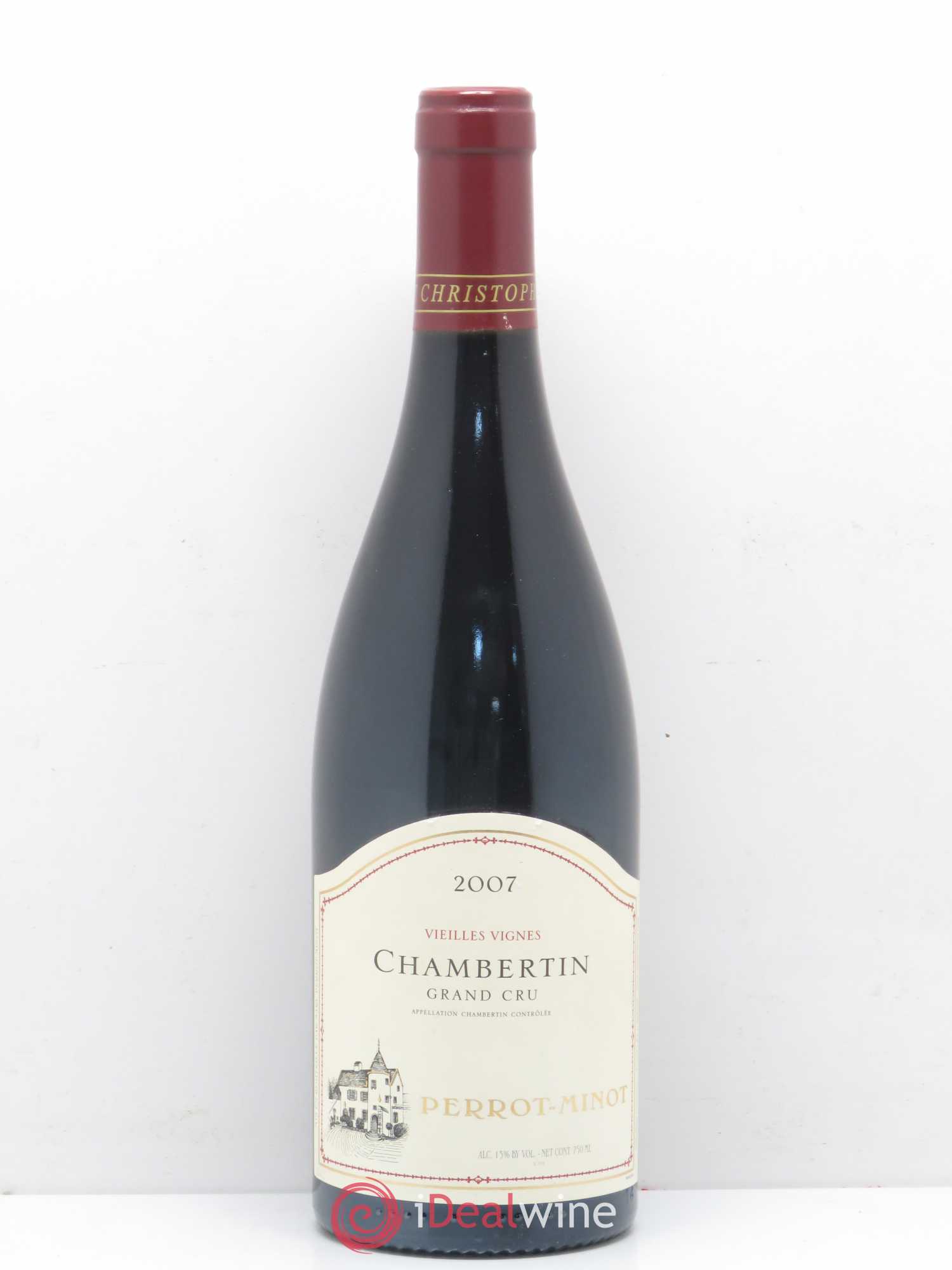 Chambertin Grand Cru Vieilles vignes Perrot-Minot 2007 - Lot de 1 bouteille - 0