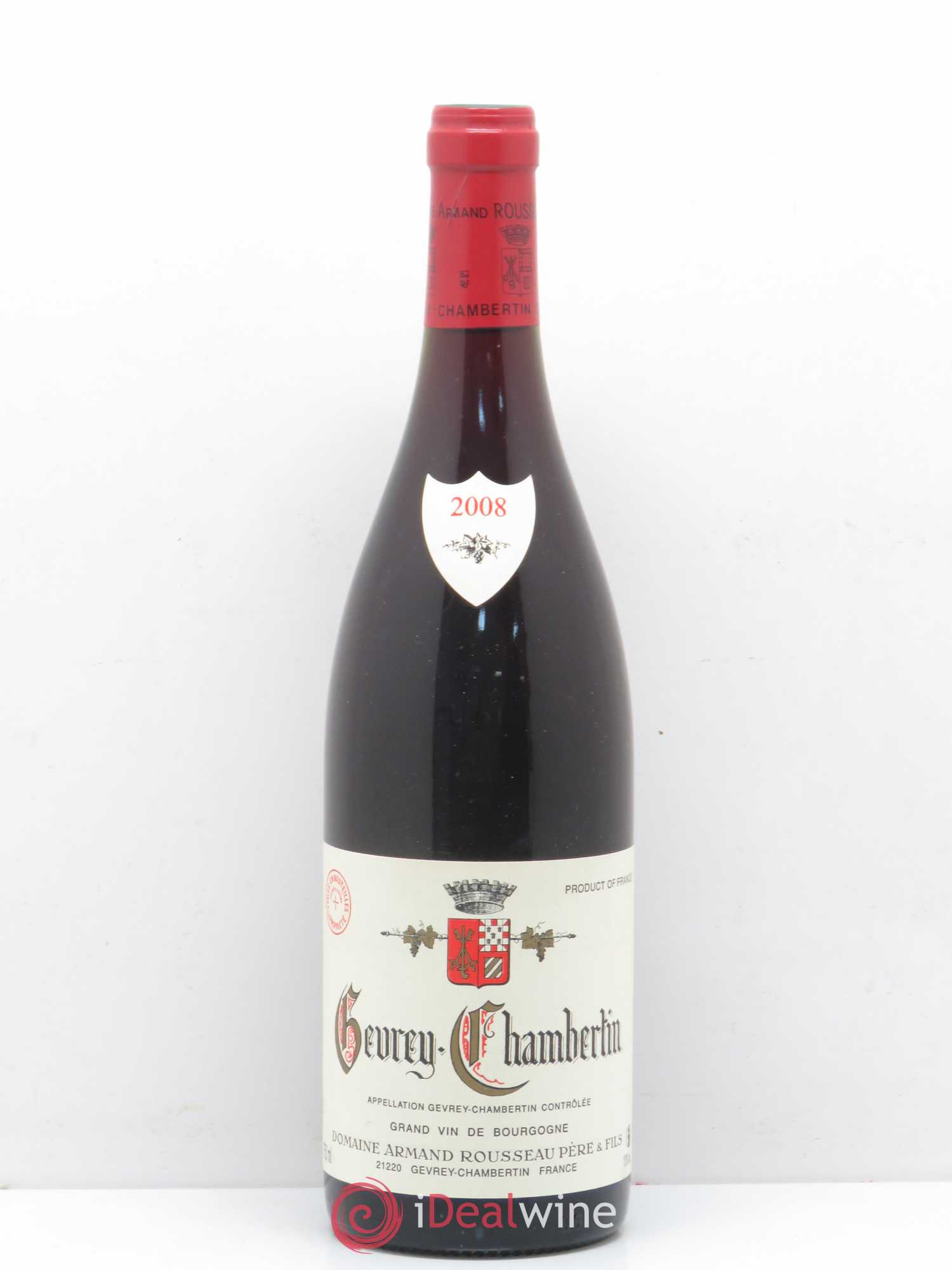 Gevrey-Chambertin Armand Rousseau (Domaine) 2008 - Lot de 1 bouteille - 0