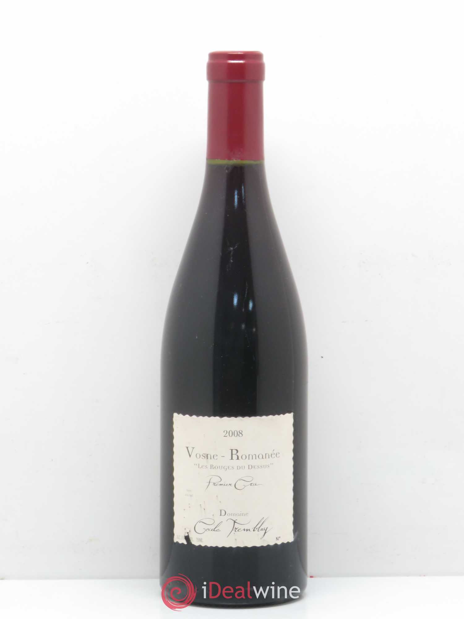 Vosne-Romanée 1er Cru Les Rouges Du Dessus Cécile Tremblay 2008 - Lot of 1 bottle - 0