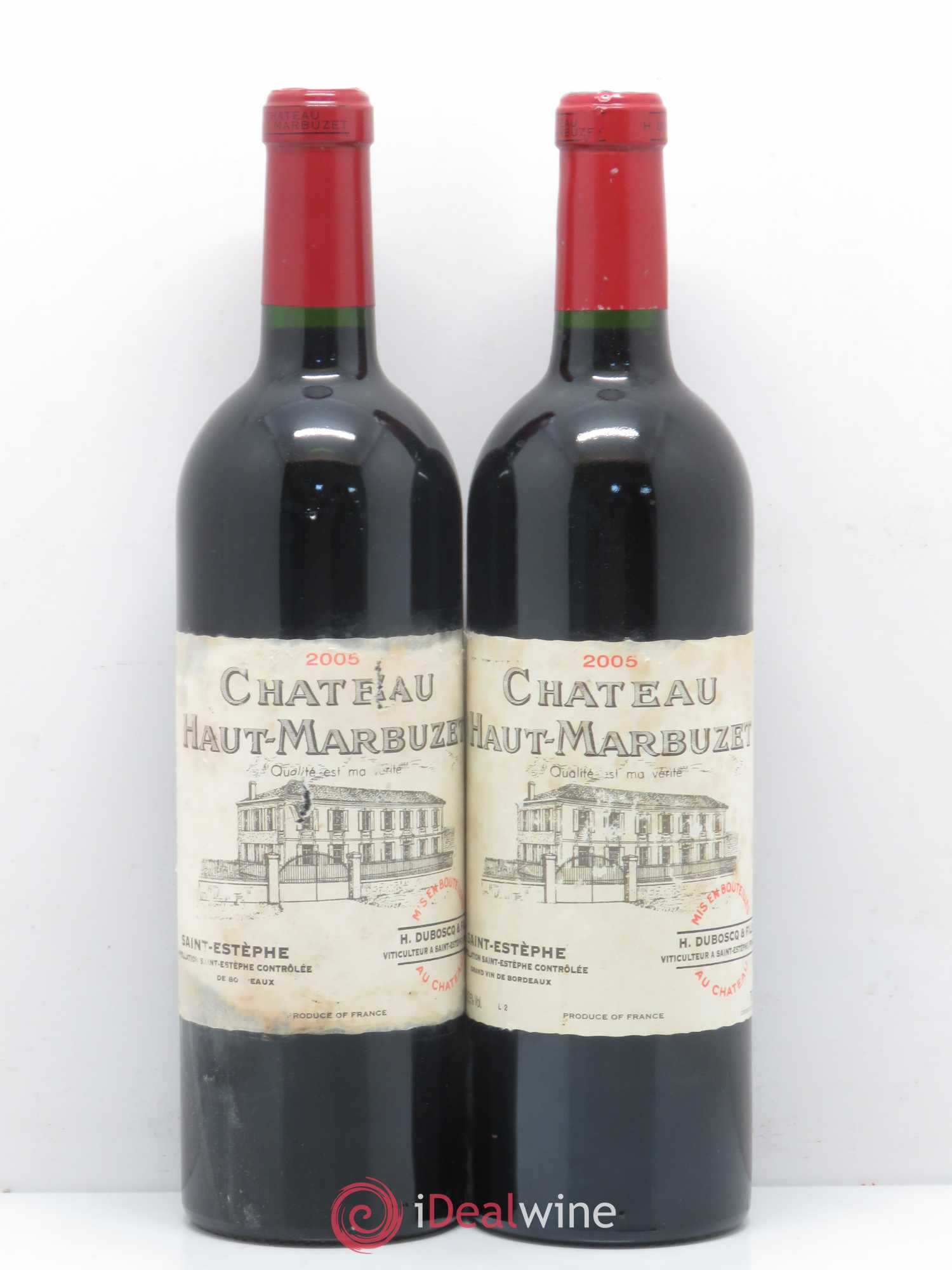 Château Haut Marbuzet 2005 - Lot de 2 bouteilles - 0