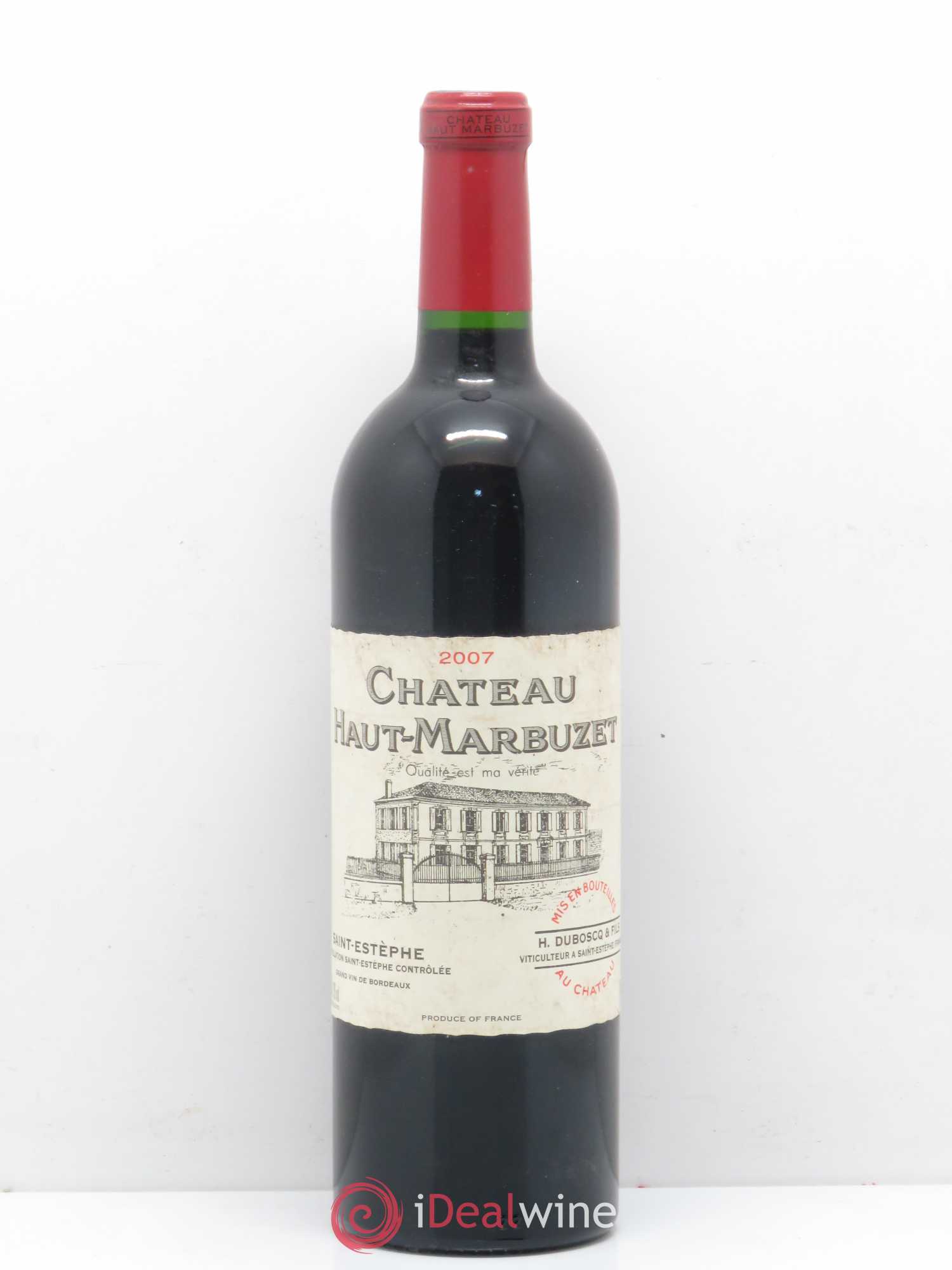 Château Haut Marbuzet 2007 - Lot de 1 bouteille - 0