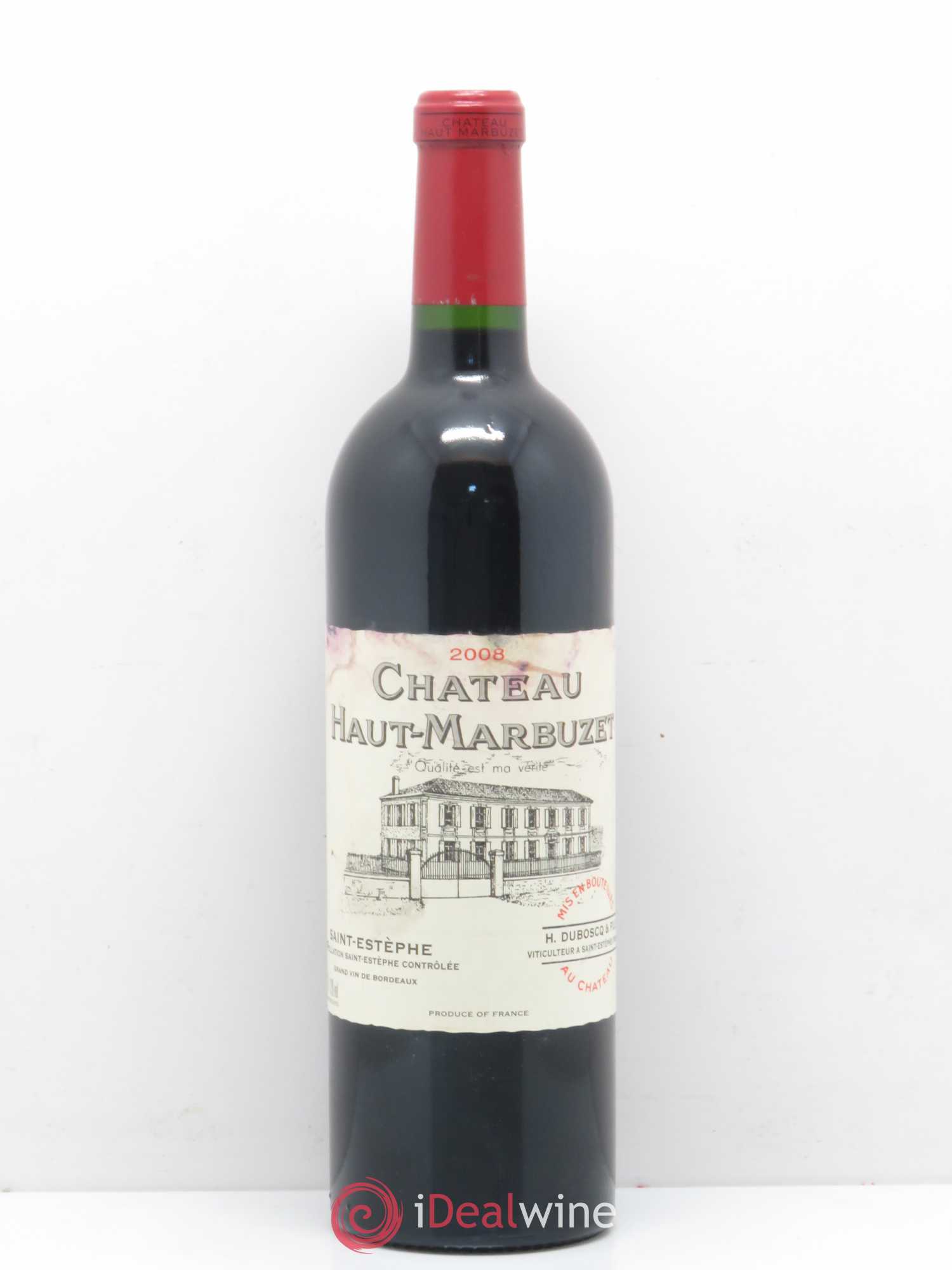 Château Haut Marbuzet 2008 - Lot de 1 bouteille - 0