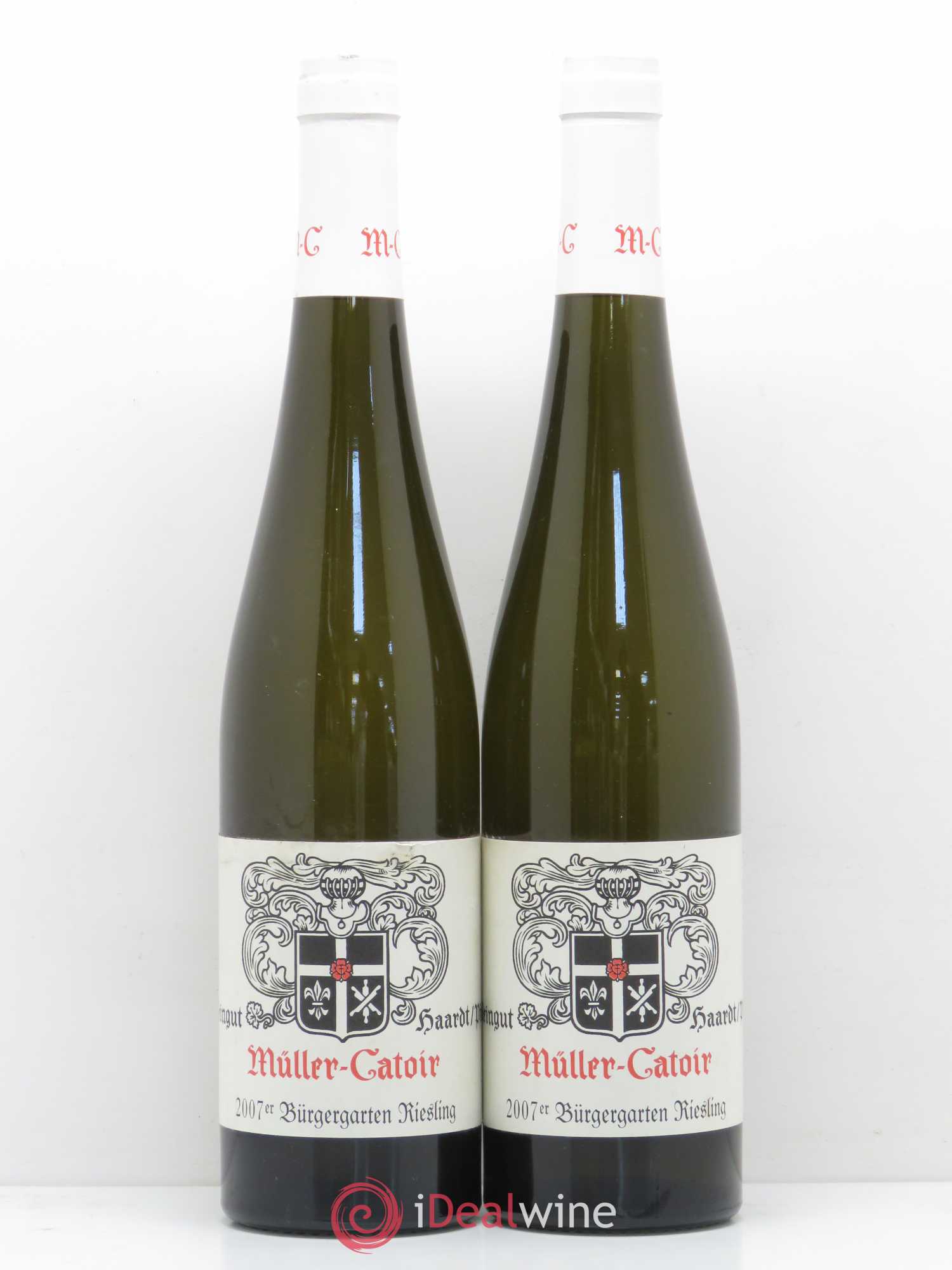 Riesling Spätlese Trocken Weingut Müller-Catoir Bürgergarten 2007 - Posten von 2 Flaschen - 0