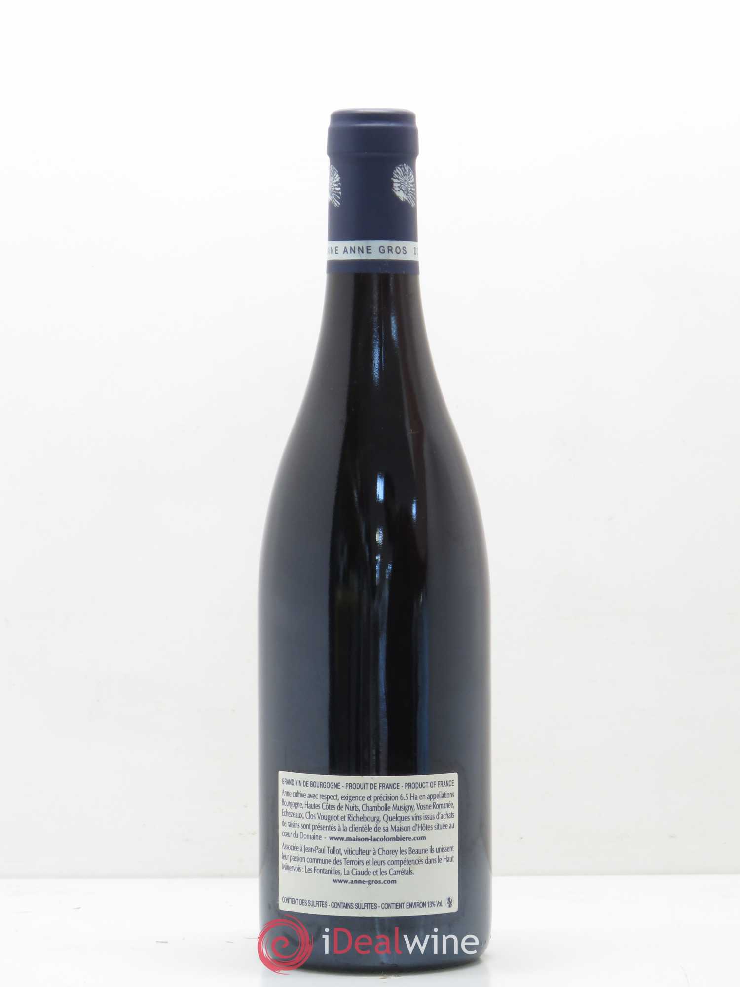 Clos de Vougeot Grand Cru Le Grand Maupertui Anne Gros 2009 - Lot de 1 bouteille - 1