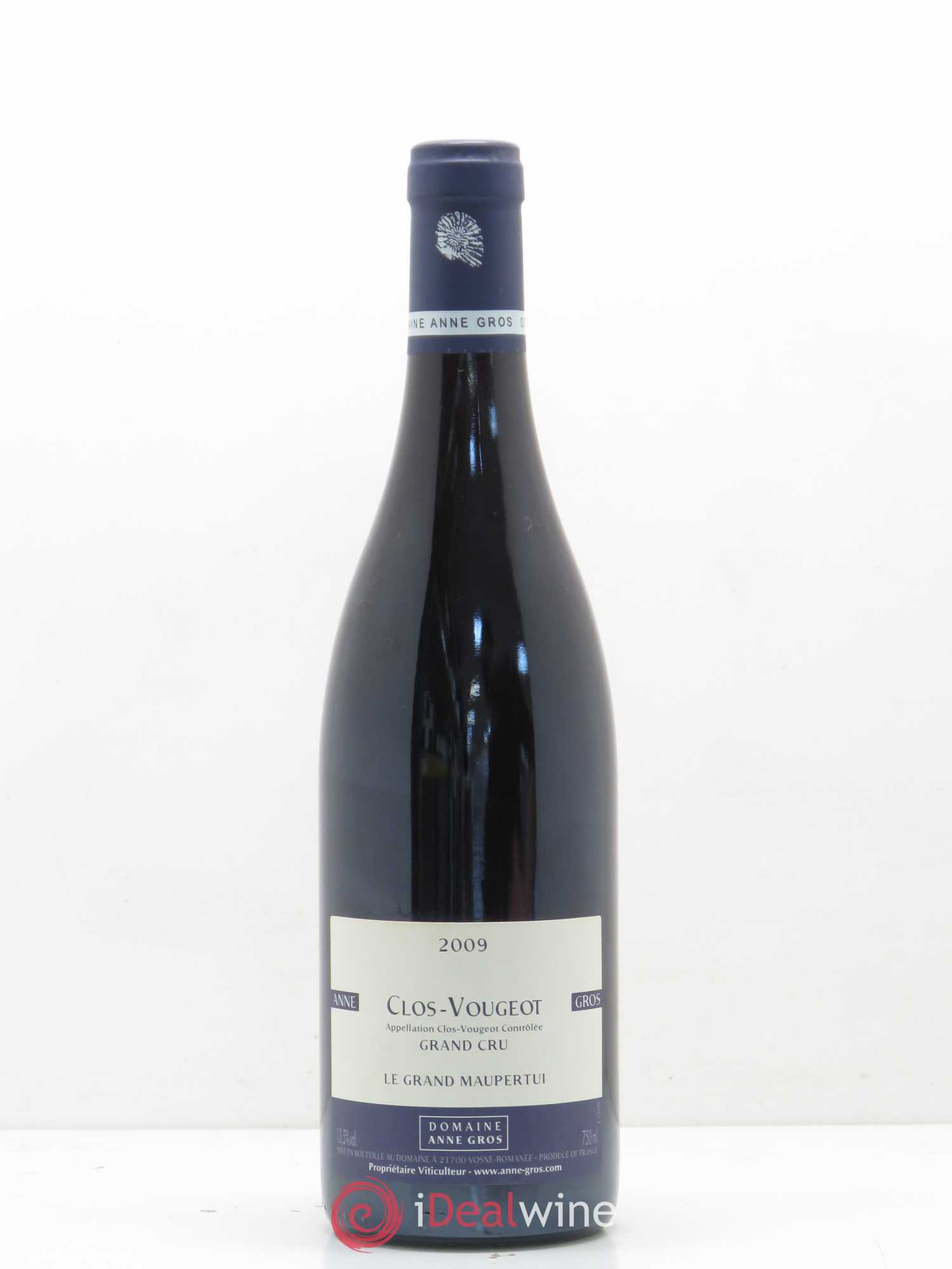 Clos de Vougeot Grand Cru Le Grand Maupertui Anne Gros 2009 - Lot de 1 bouteille - 0