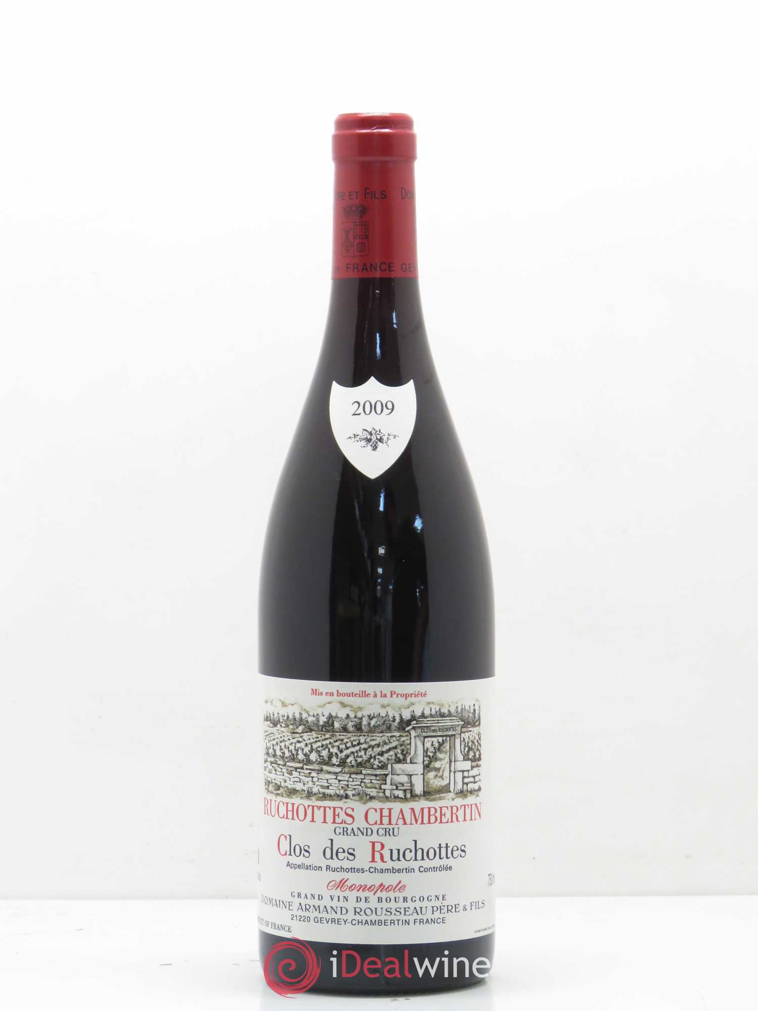 Ruchottes-Chambertin Grand Cru Clos des Ruchottes Armand Rousseau (Domaine) 2009 - Lot de 1 bouteille - 0