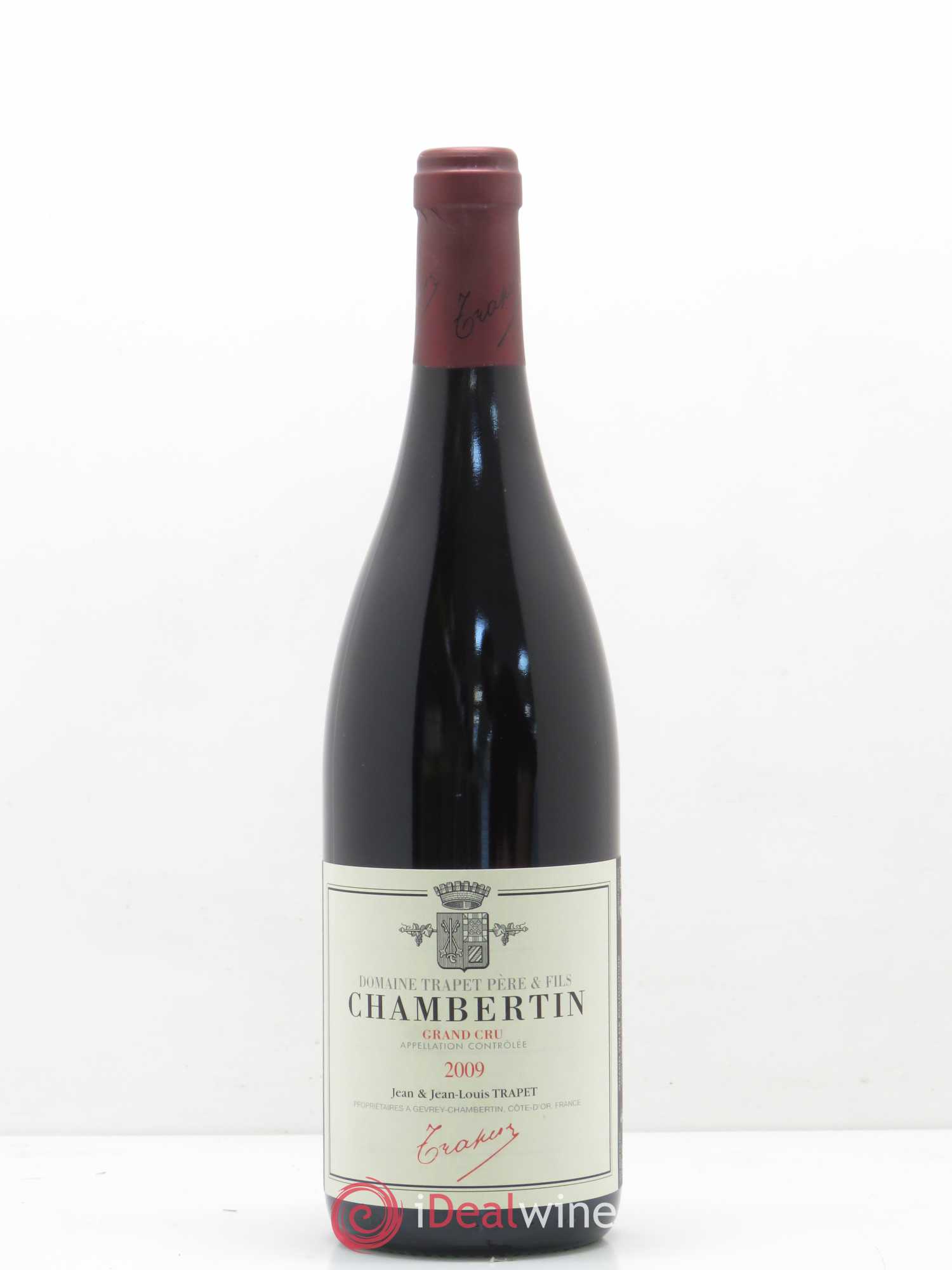 Chambertin Grand Cru Domaine Trapet 2009 - Lot de 1 bouteille - 0