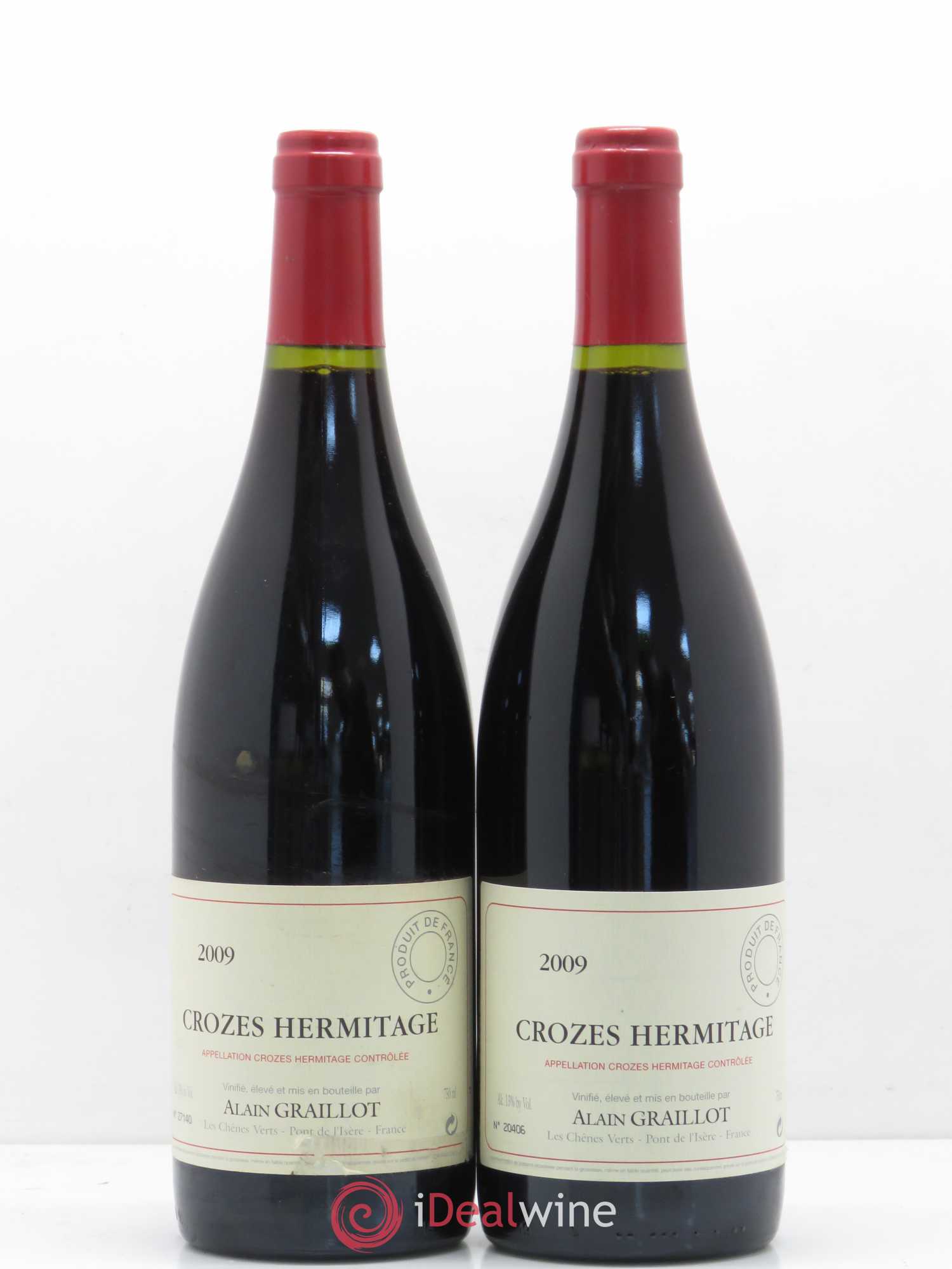 Crozes-Hermitage Domaine Graillot 2009 - Lot de 2 bouteilles - 0