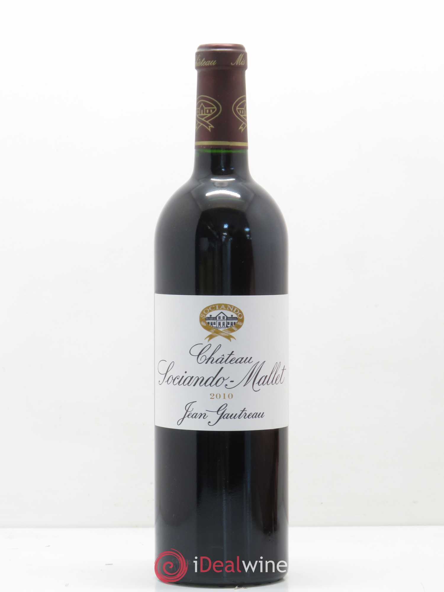 Château Sociando Mallet 2010 - Lot de 1 bouteille - 0