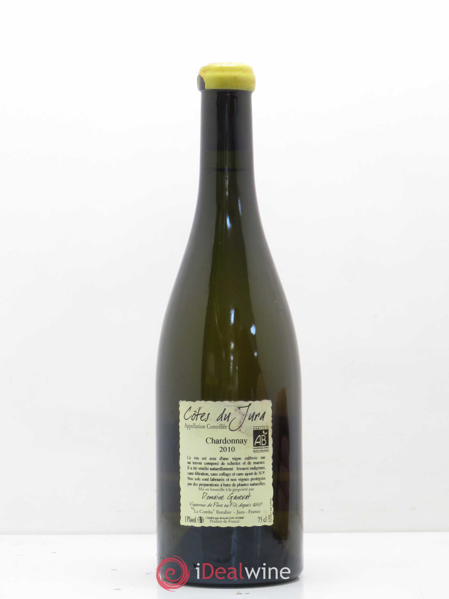 Côtes du Jura Grusse en Billat Jean-François Ganevat (Domaine) 2010 - Lot de 1 bouteille - 1