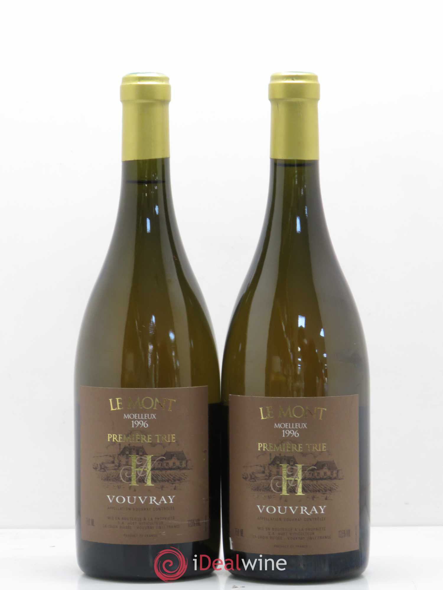 Vouvray Le Mont Moelleux 1ère Trie Domaine Huet 1996 - Lotto di 2 bottiglie - 0