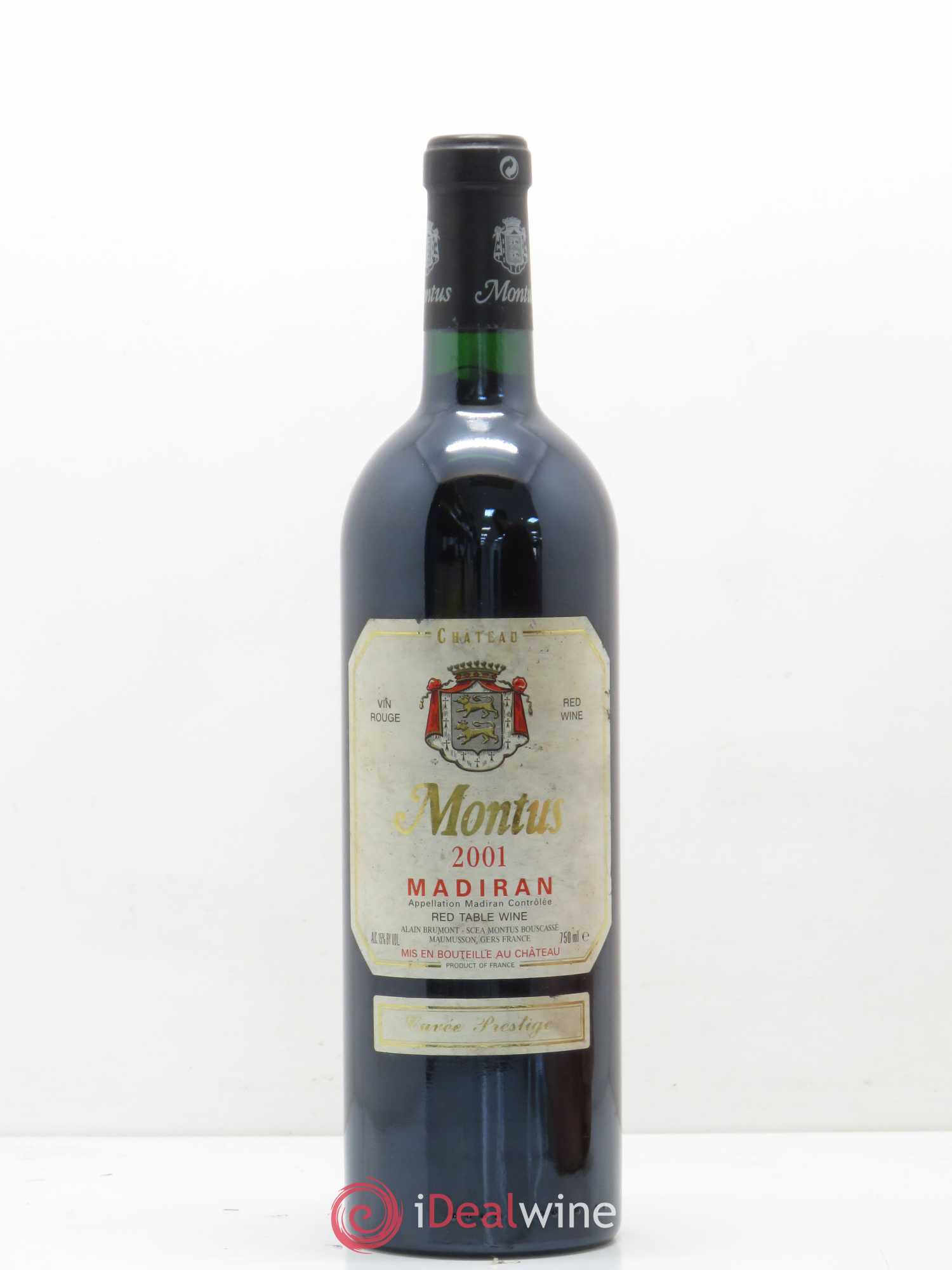Madiran Château Montus-Prestige Alain Brumont 2001 - Lot de 1 bouteille - 0