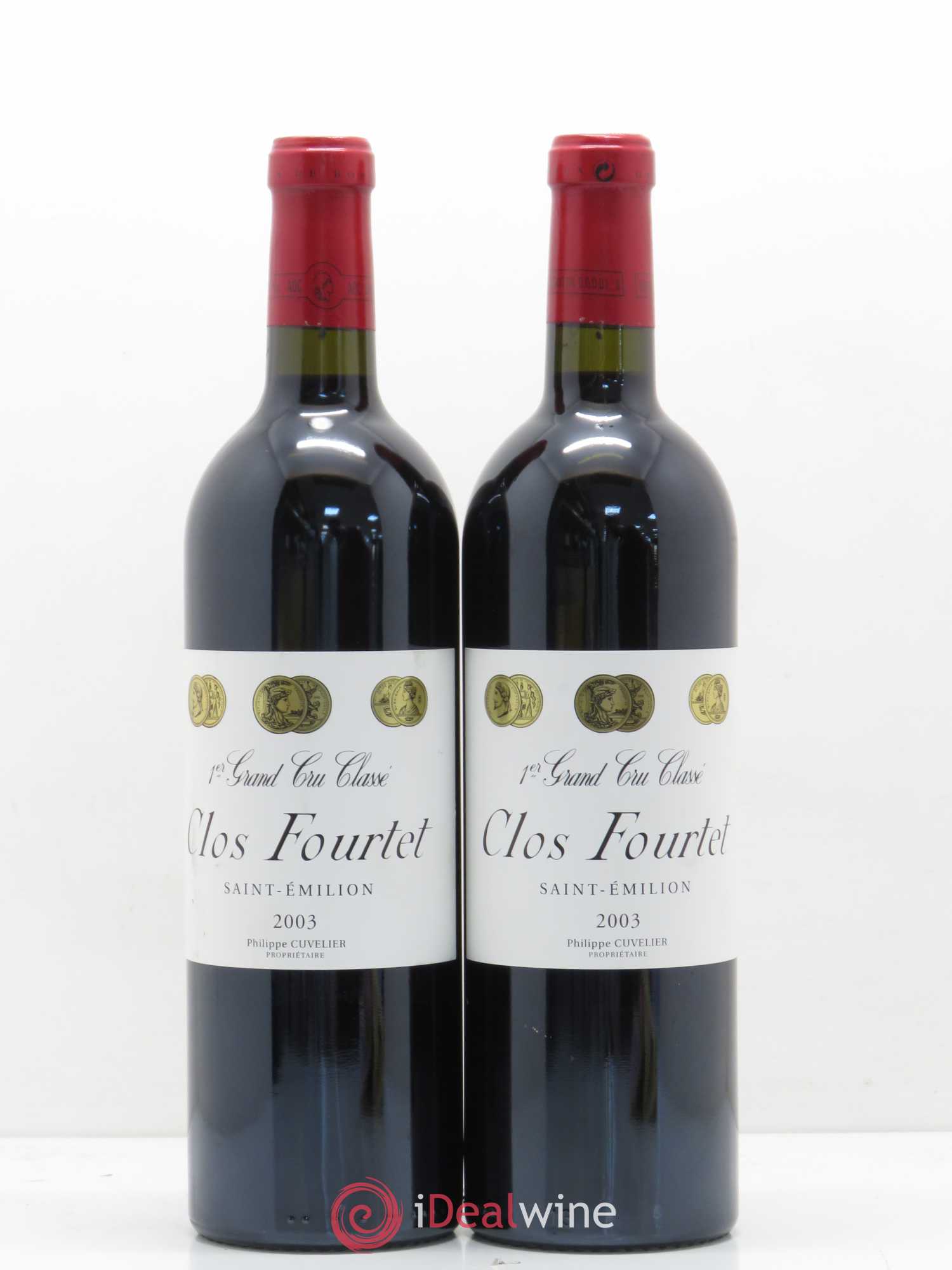 Clos Fourtet 1er Grand Cru Classé B 2003 - Lot de 2 bouteilles - 0