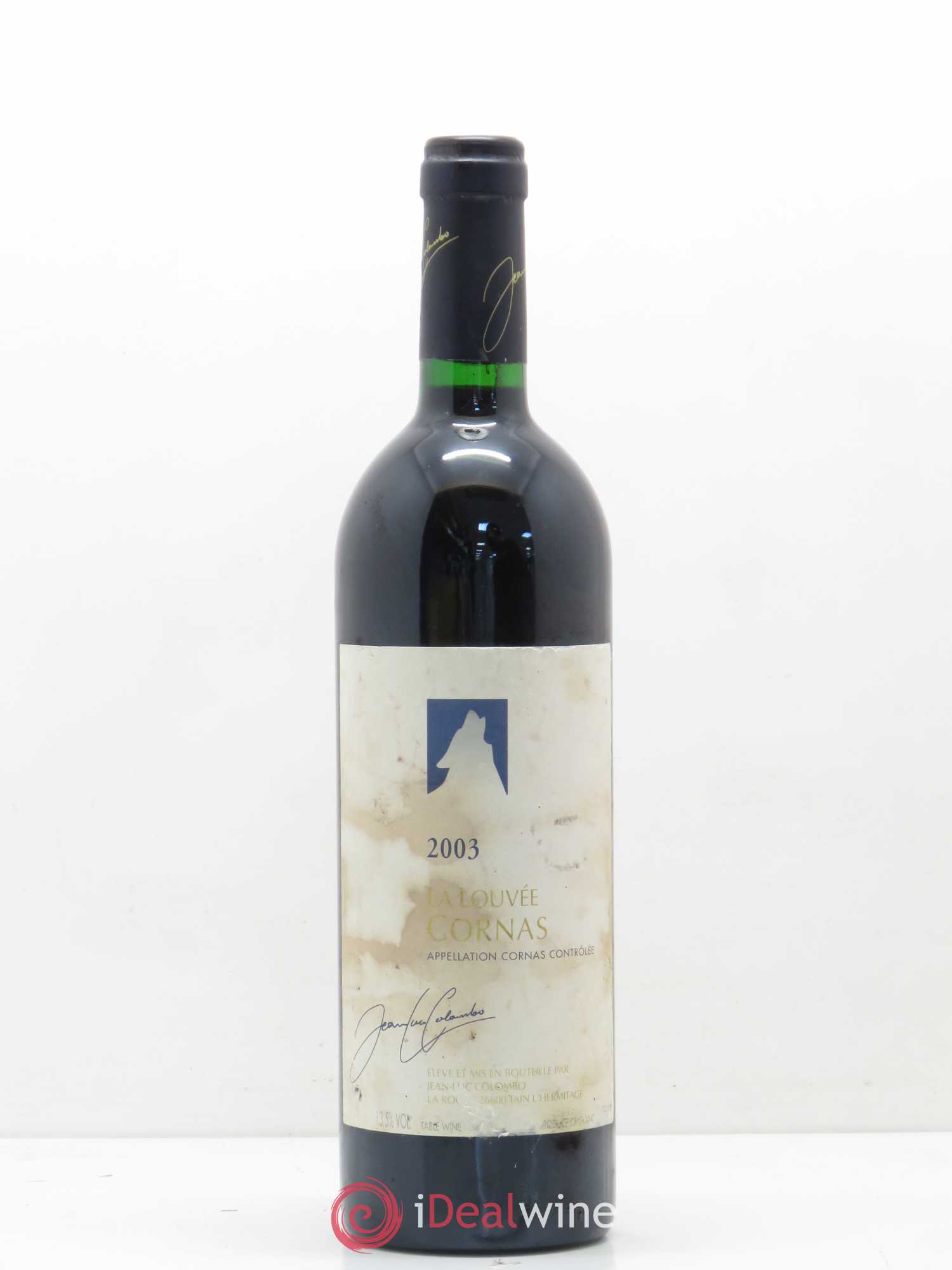 Cornas La Louvée Jean-Luc Colombo 2003 - Lot de 1 bouteille - 0