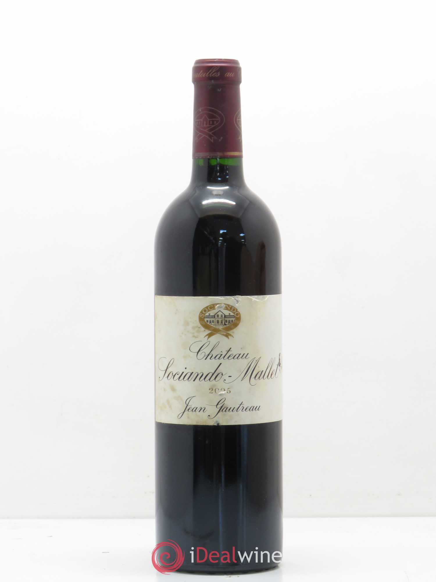Château Sociando Mallet 2005 - Lot de 1 bouteille - 0
