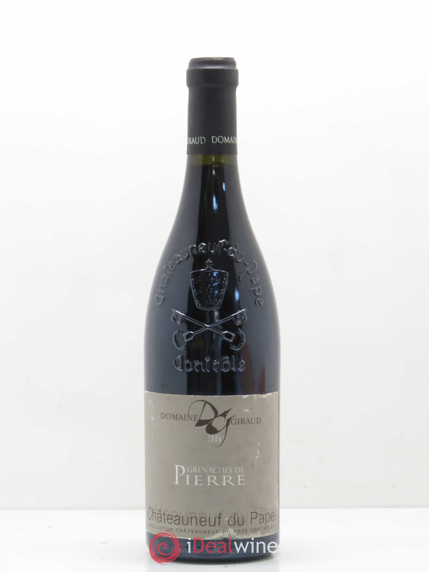Châteauneuf-du-Pape Les Grenaches De Pierre Giraud (Domaine) 2006 - Lot de 1 bouteille - 0