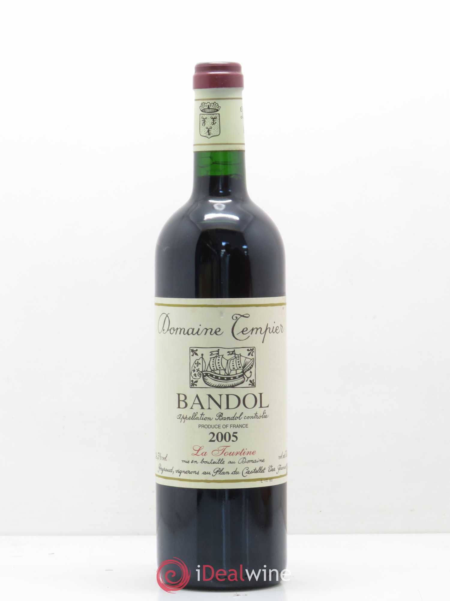 Bandol Domaine Tempier La Tourtine Famille Peyraud 2005 - Lot de 1 bouteille - 0