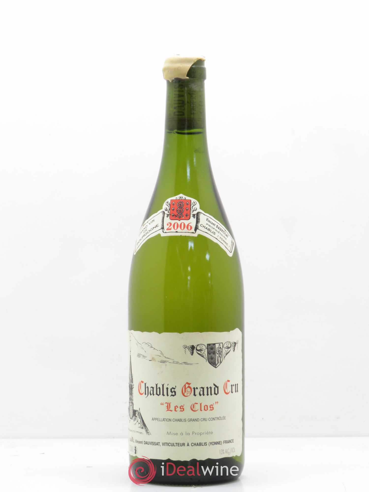 Chablis Grand Cru Les Clos Vincent Dauvissat (Domaine) 2006 - Lot de 1 bouteille - 0