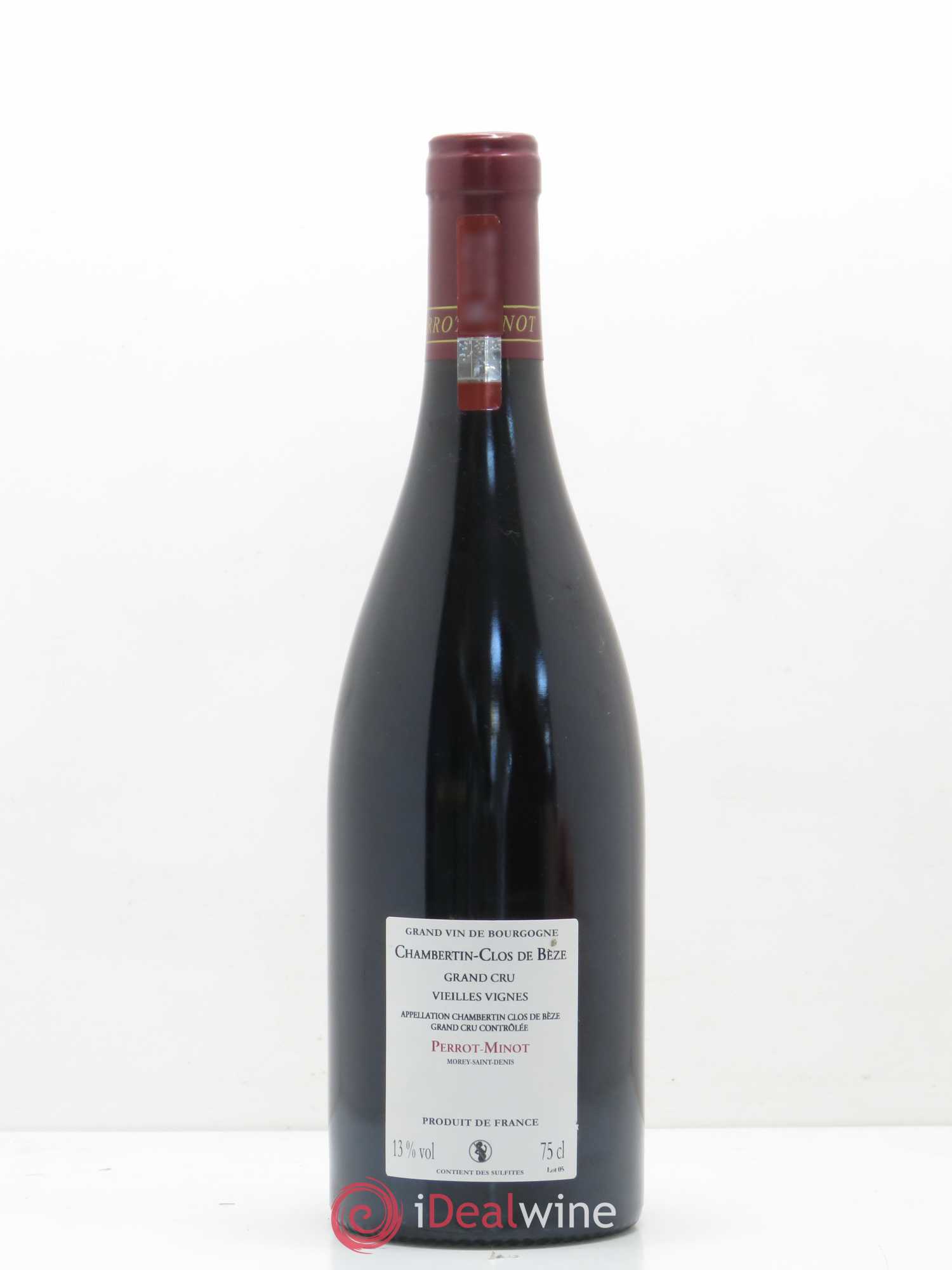 Chambertin Clos de Bèze Grand Cru Vieilles vignes Perrot-Minot 2011 - Lot de 1 bouteille - 1