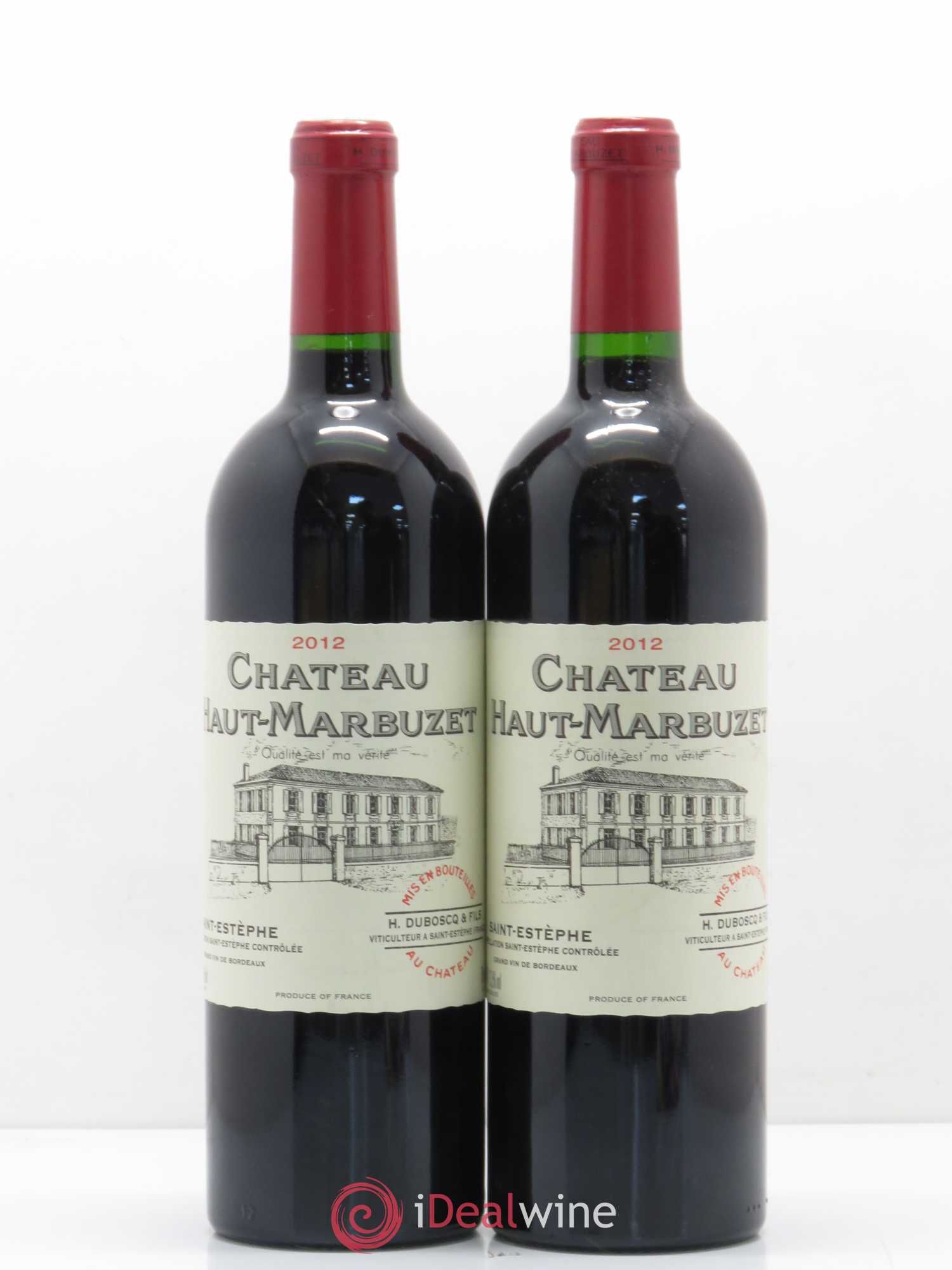 Château Haut Marbuzet 2012 - Lot de 2 bouteilles - 0