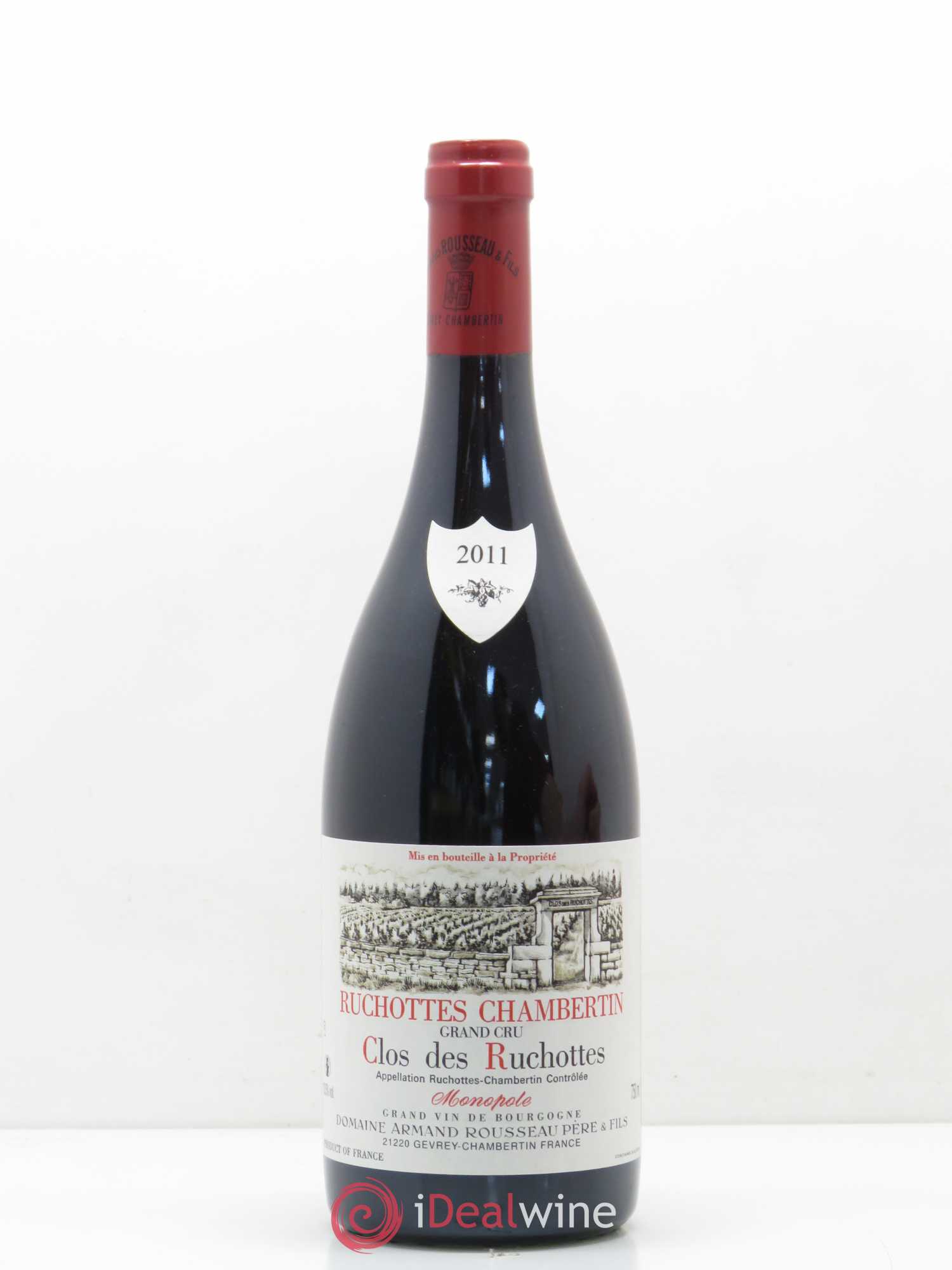 Ruchottes-Chambertin Grand Cru Clos des Ruchottes Armand Rousseau (Domaine) 2011 - Lot de 1 bouteille - 0