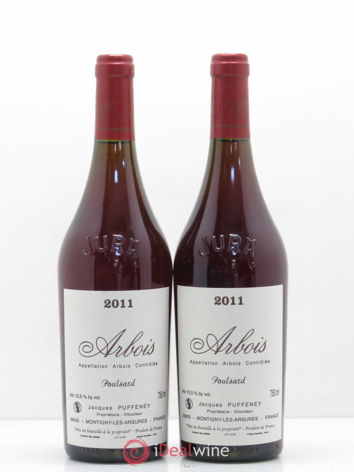 Arbois Poulsard Jacques Puffeney 2011 - Posten von 2 Flaschen - 0