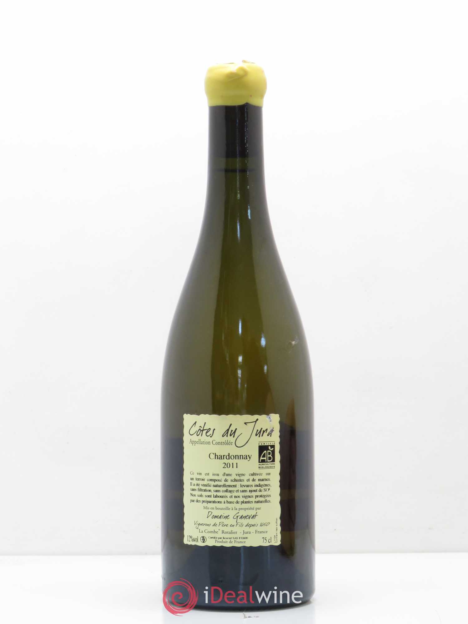 Côtes du Jura Grusse en Billat Jean-François Ganevat (Domaine) 2011 - Lot de 1 bouteille - 1