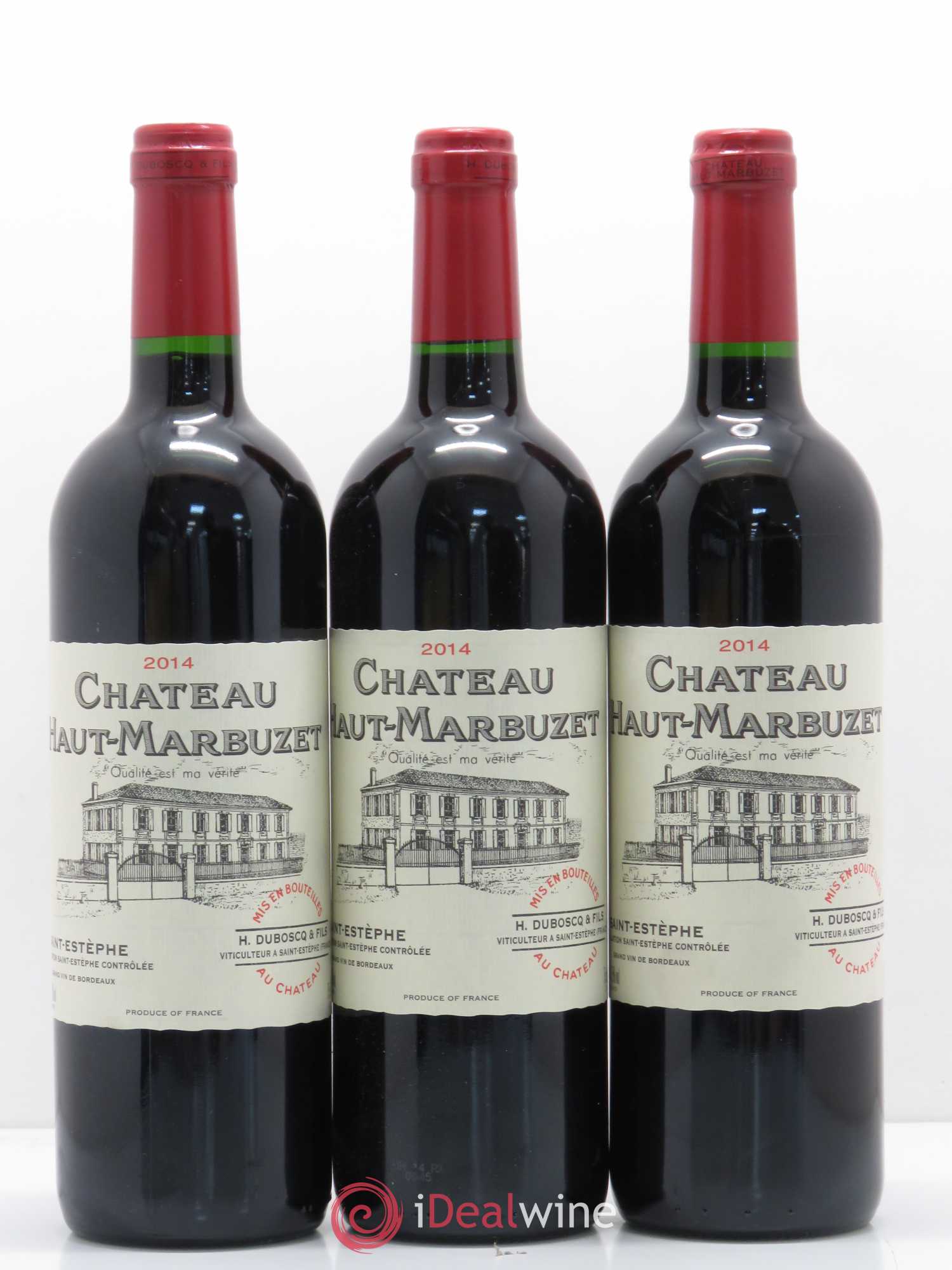Château Haut Marbuzet 2014 - Lot de 3 bouteilles - 0