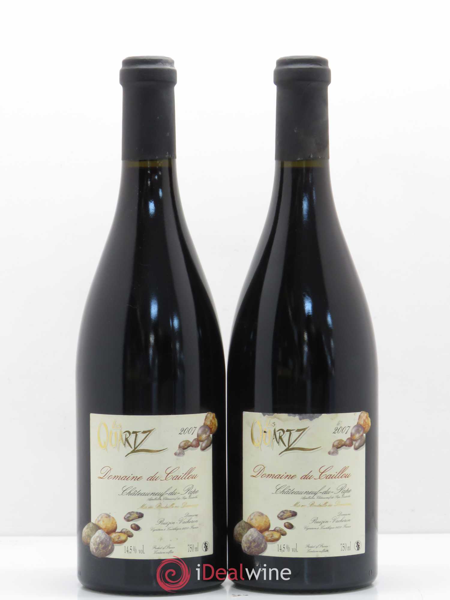 Châteauneuf-du-Pape Les Quartz Clos du Caillou 2007 - Lot de 2 bouteilles - 0