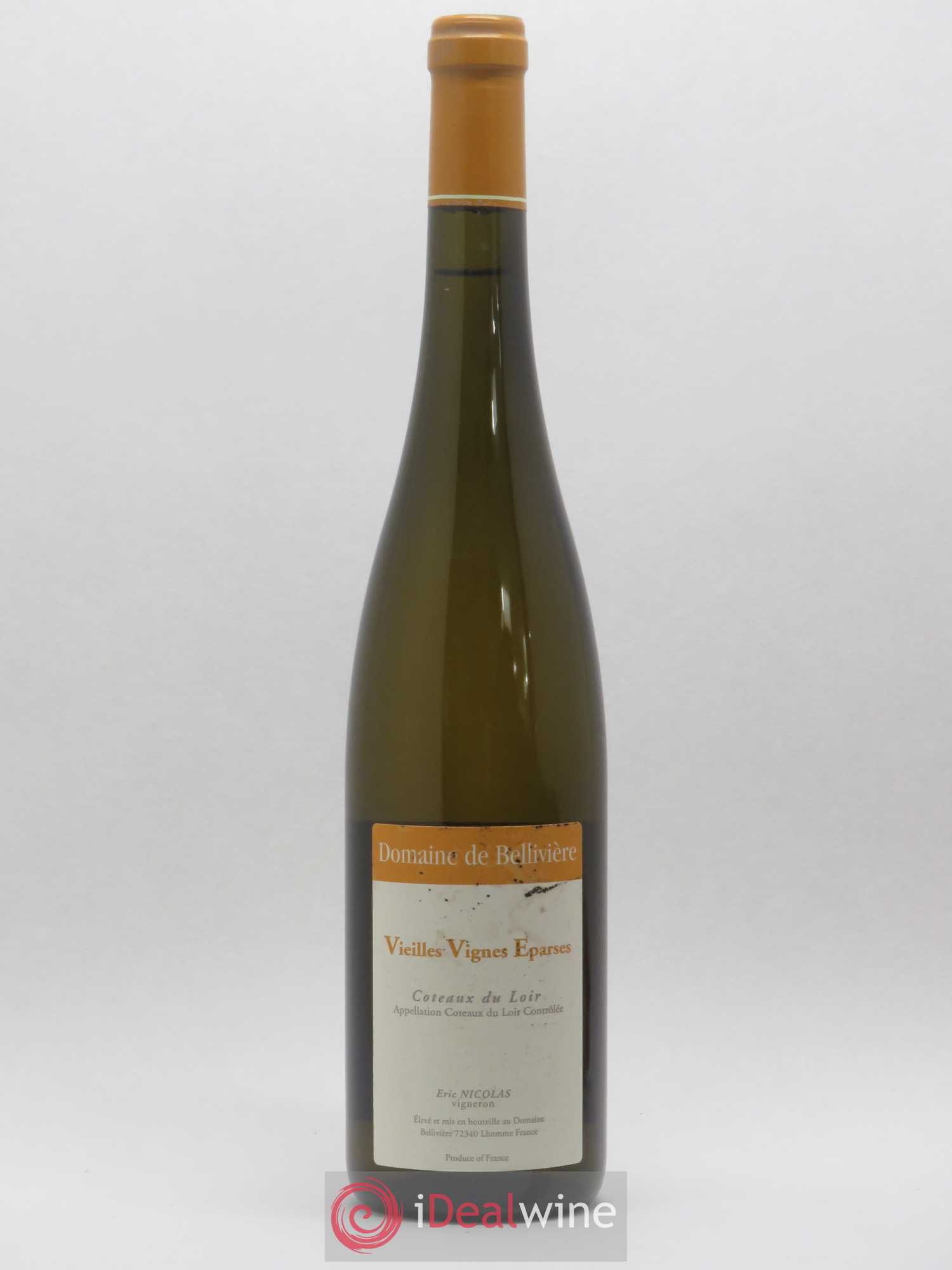 Coteaux du Loir Vieilles Vignes Eparses Domaine de Bellivière 2009 - Lot de 1 bouteille - 0