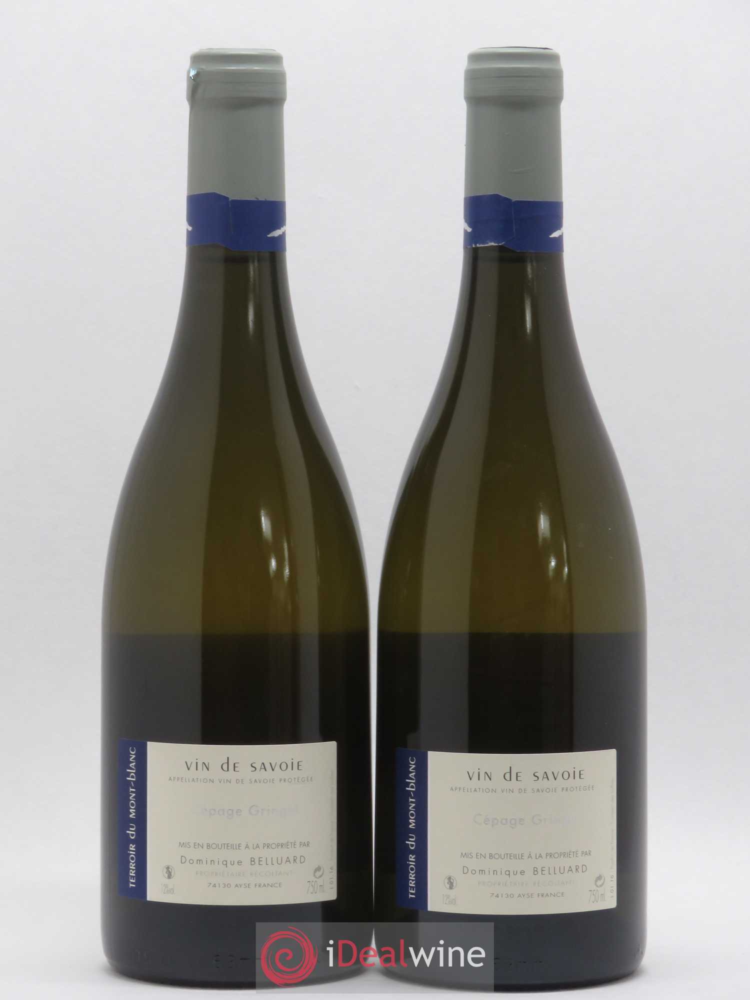 Vin de Savoie Les Alpes Domaine Belluard 2016 - Lot de 2 bouteilles - 1