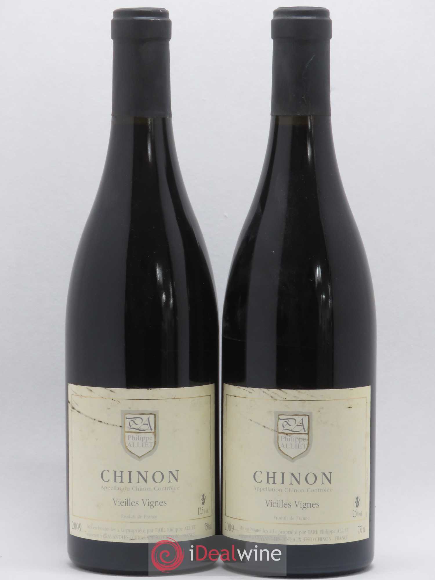 Chinon Vieilles Vignes Philippe Alliet 2009 - Lot de 2 bouteilles - 0