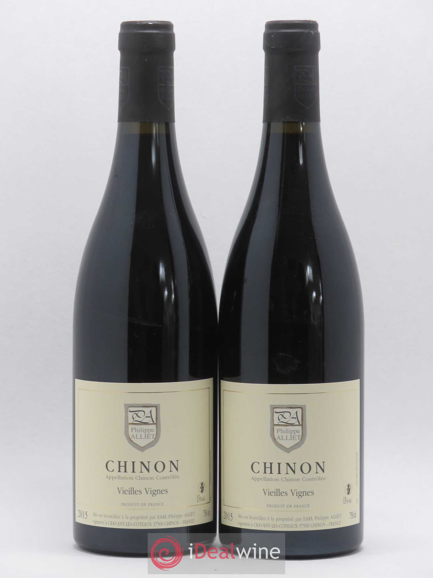 Chinon Vieilles Vignes Philippe Alliet 2015 - Lot de 2 bouteilles - 0