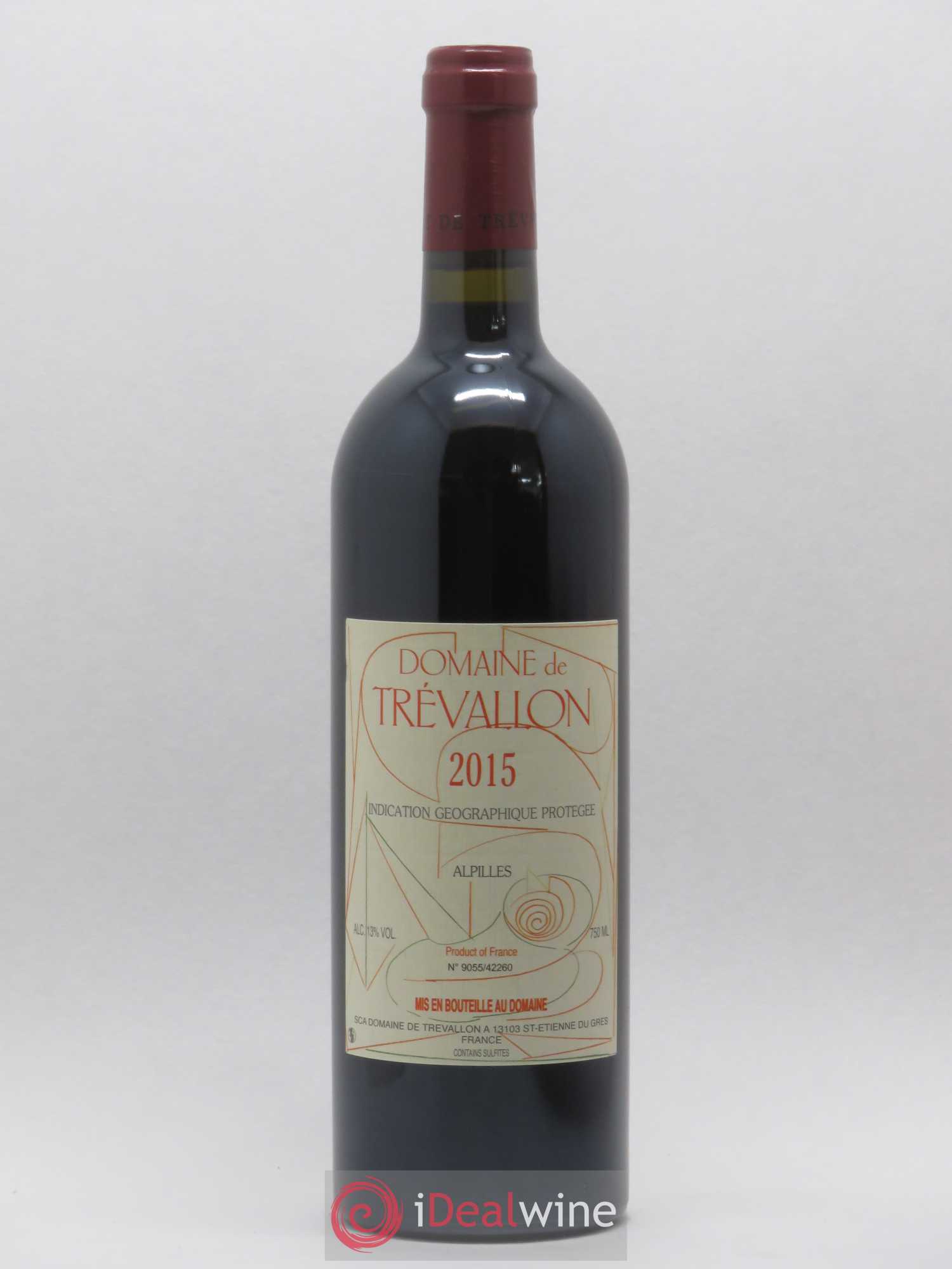 Alpilles Trévallon (Domaine de) Eloi Dürrbach 2015 - Lot de 1 bouteille - 0